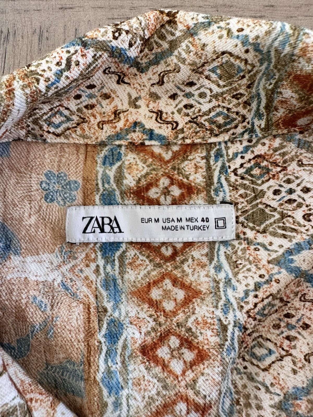 Zara Zara Camp Shirt Size US M / EU 48-50 / 2 - 3 Thumbnail
