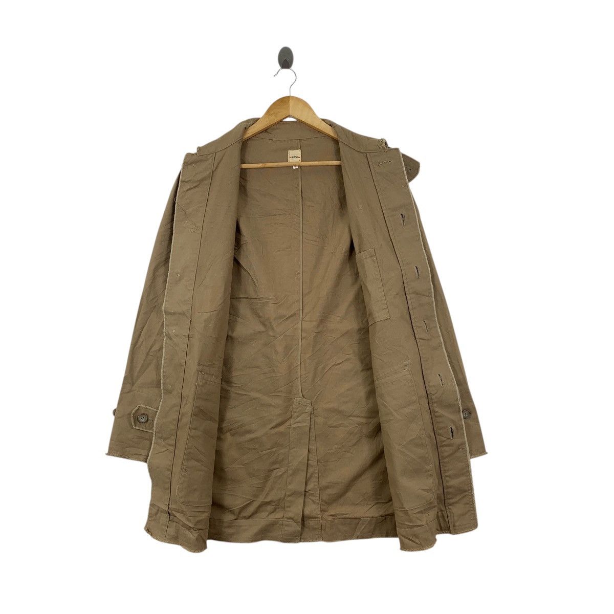 ABLE Vintage ALBE JAPAN DESIGNER Natural Dye Trench Coat Parka Size M / US 6-8 / IT 42-44 - 6 Thumbnail
