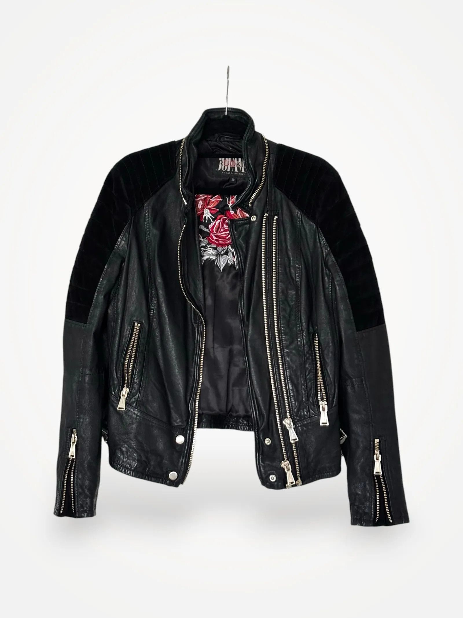 JOFAMA Jofama Jofama by Caroline Roxy Leather Jacket Size S / US 4 / IT 40 - 1 Thumbnail