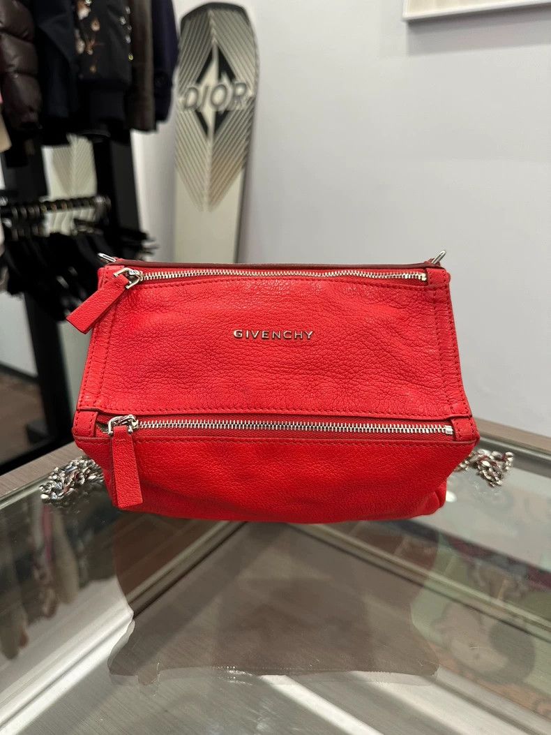 Givenchy Givenchy Red Pandora Soft Box Bag Size ONE SIZE - 1 Thumbnail