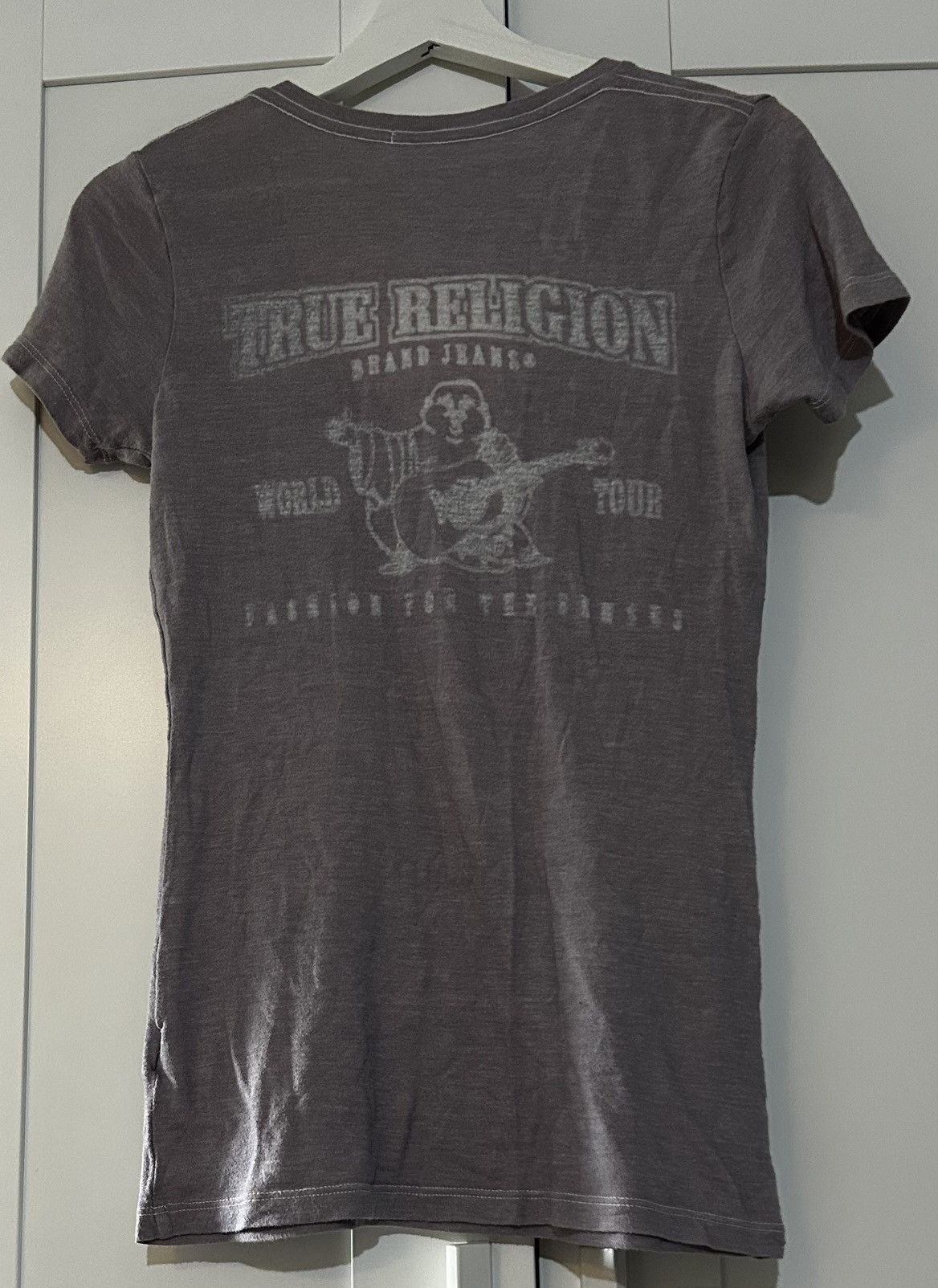 True Religion × Vintage True religion v-neck t-shirt Size M / US 6-8 / IT 42-44 - 3 Thumbnail