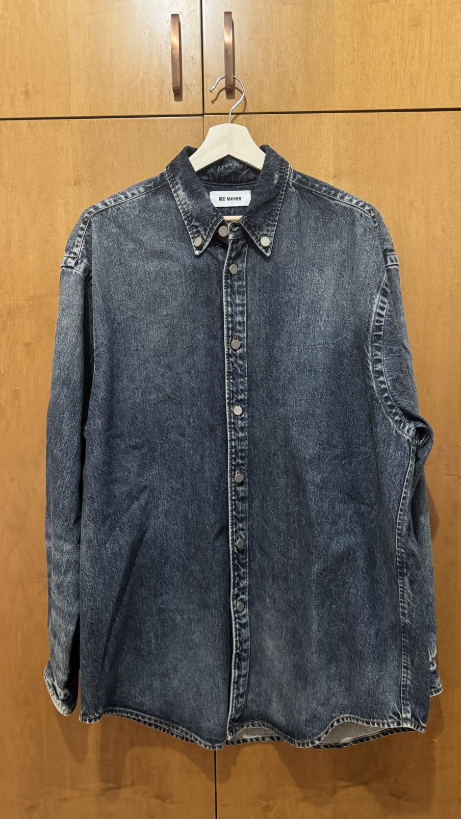 Hed Mayner Hed Mayner Denim Overshirt Size US M / EU 48-50 / 2 - 1 Thumbnail