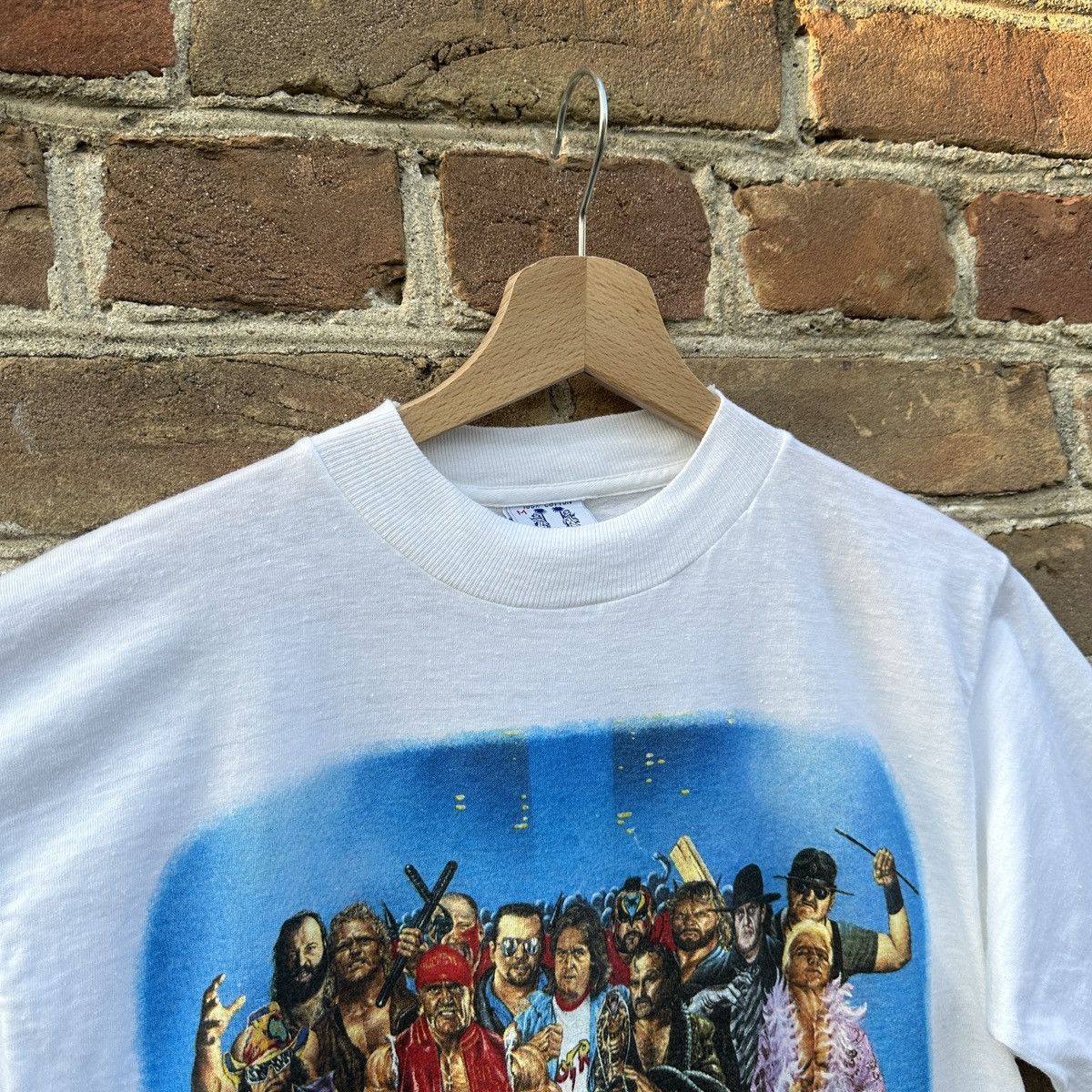 WWE Vintage 1992 European Rampage Wrestling T-Shirt WWE WWF Rare Size US S / EU 44-46 / 1 - 3 Thumbnail