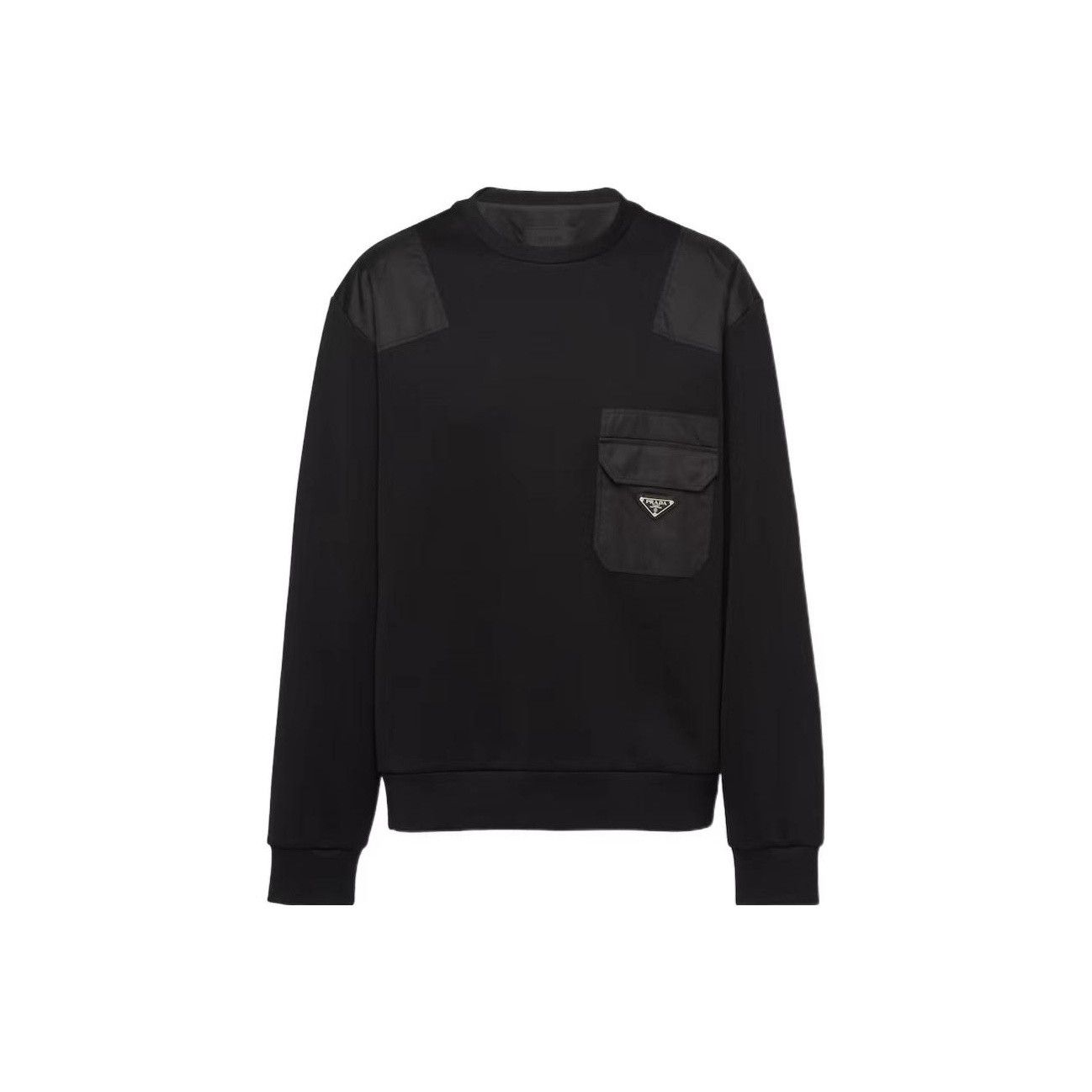 Prada Prada Re-Nylon Pocket Sweatshirt Black XL Size US XL / EU 56 / 4 - 1 Thumbnail