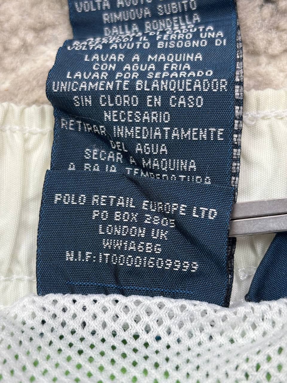 Polo Ralph Lauren Vintage Polo Ralph Lauren Striped Swim Shorts Green White M Size US 34 / EU 50 - 4 Thumbnail
