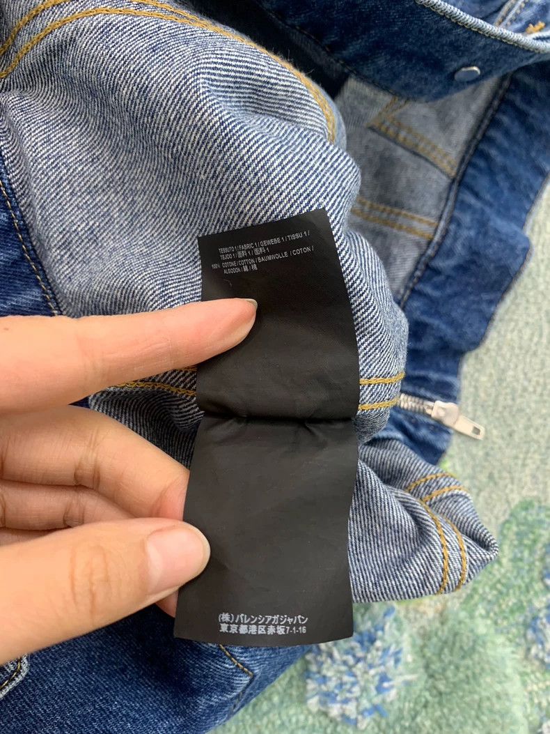 Balenciaga Balenciaga Denim Jacket Size US L / EU 52-54 / 3 - 6 Thumbnail