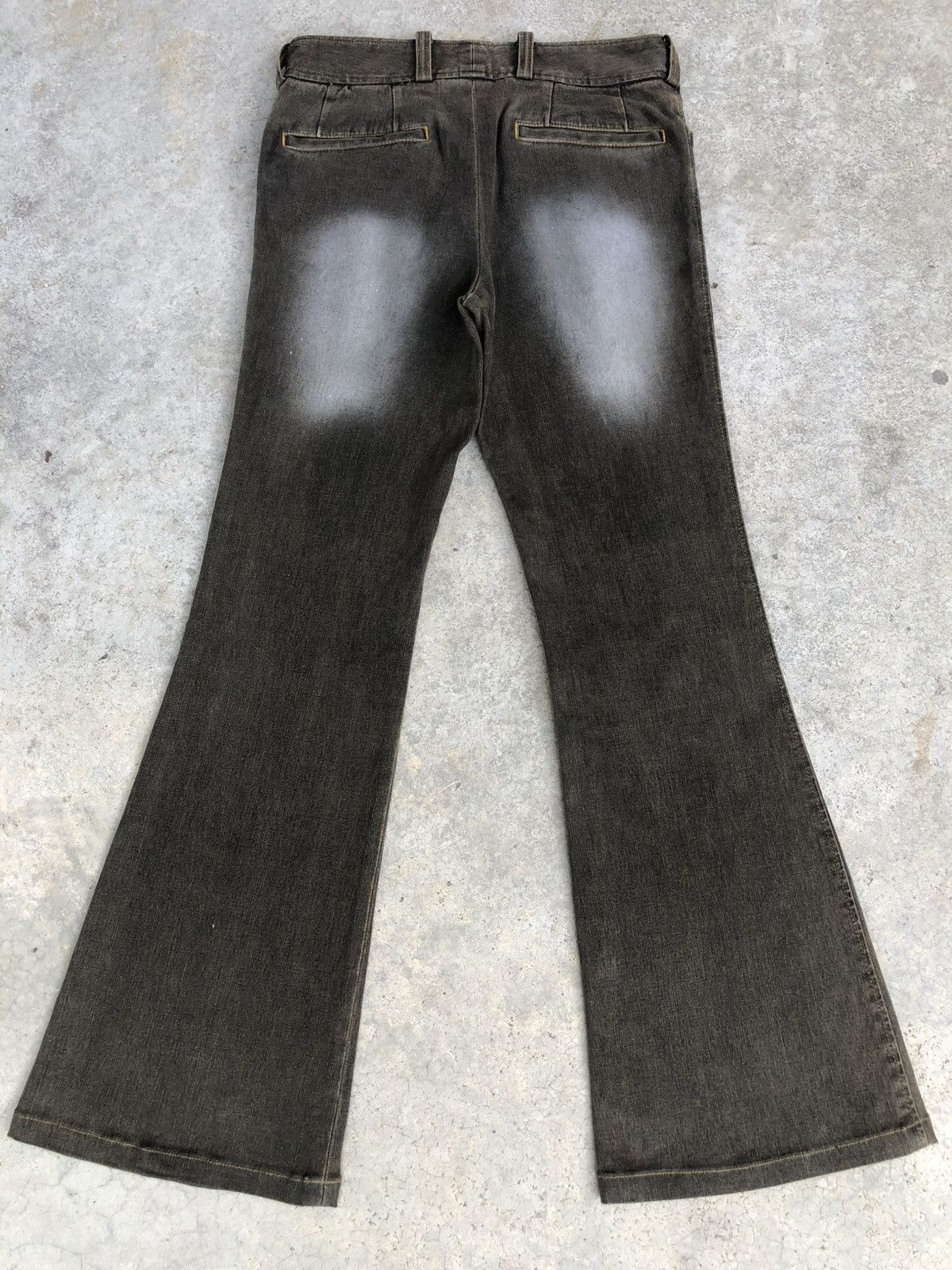 Tornado Mart Tornado Mart Flared Jeans Distressed Jeans Size US 30 / EU 46 - 2 Thumbnail