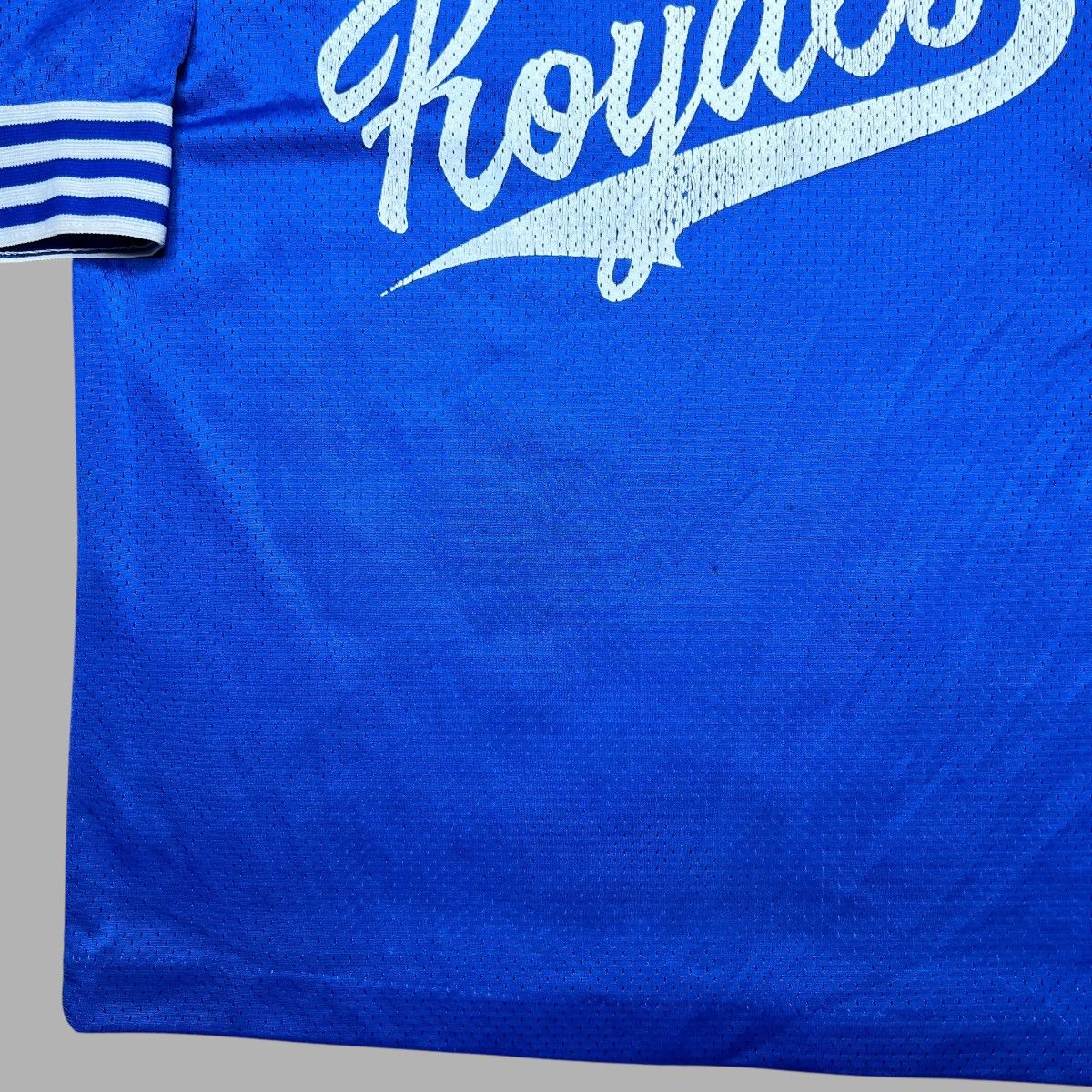 MLB × Vintage Vintage 1970s MLB Kansas City Royals Spell Out Artex Jersey Size US M / EU 48-50 / 2 - 14 Thumbnail