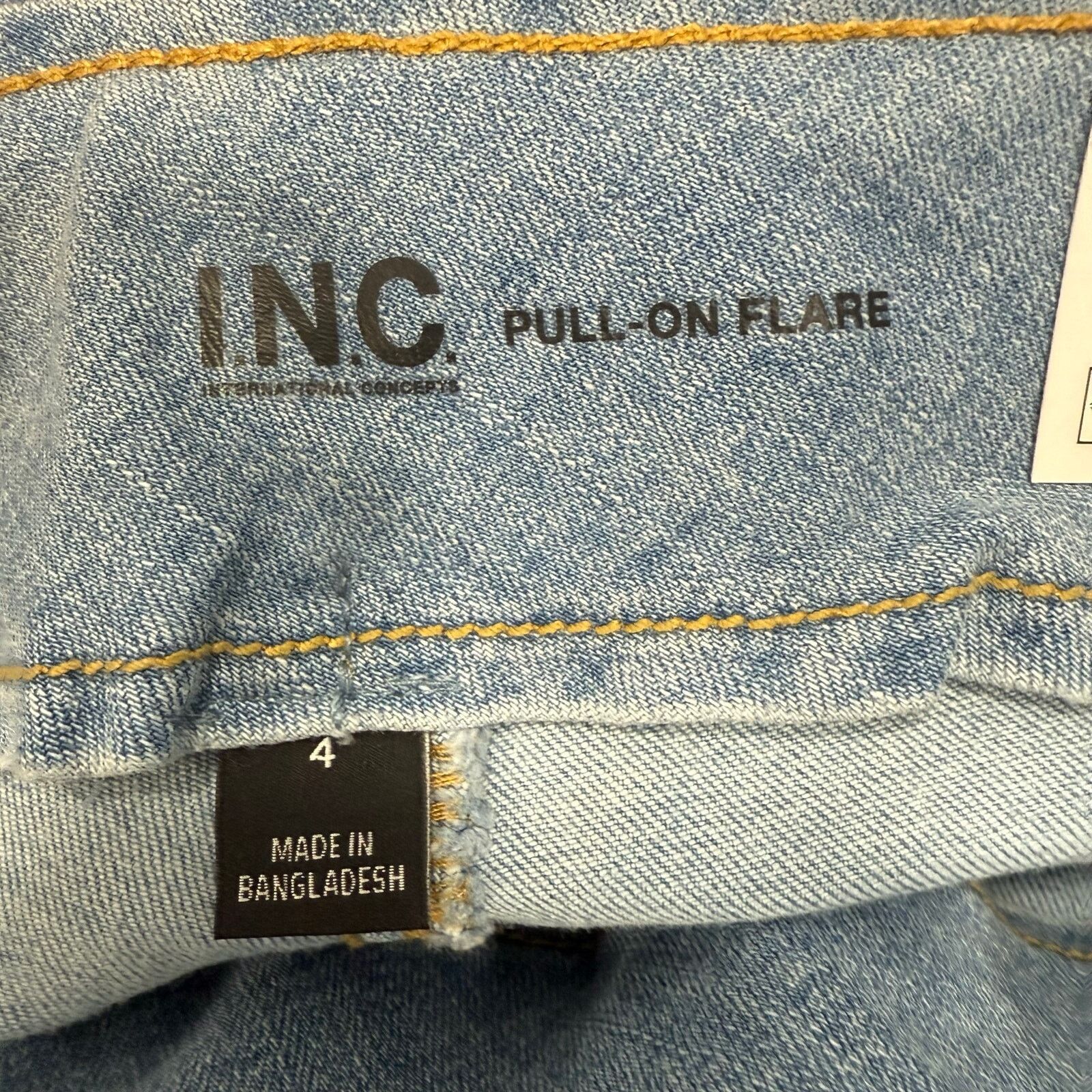 Macys INC International Concepts Jeans sz 4 Hi Rise Flare NEW G615 Size 27" / US 4 / IT 40 - 6 Thumbnail
