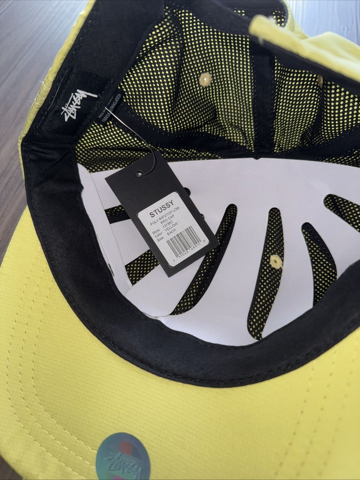Stussy Stüssy Poly Ripstop Low Pro Cap Yellow Adjustable Hat New Size ONE SIZE - 5 Thumbnail