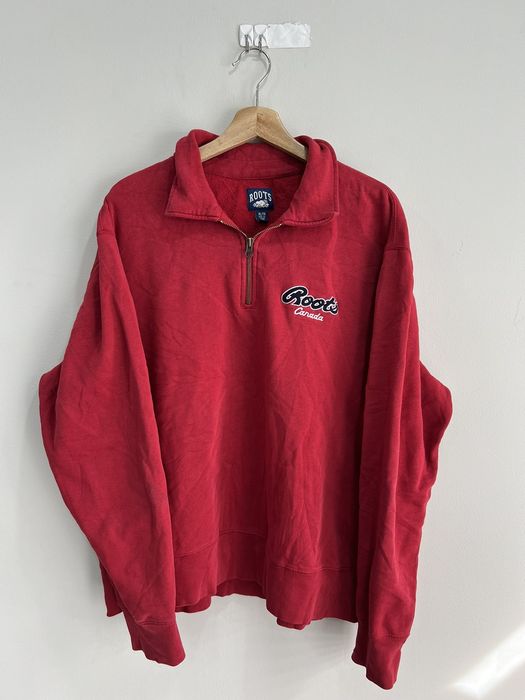 Vintage Vintage Roots Quarter Zip Sweater Grailed