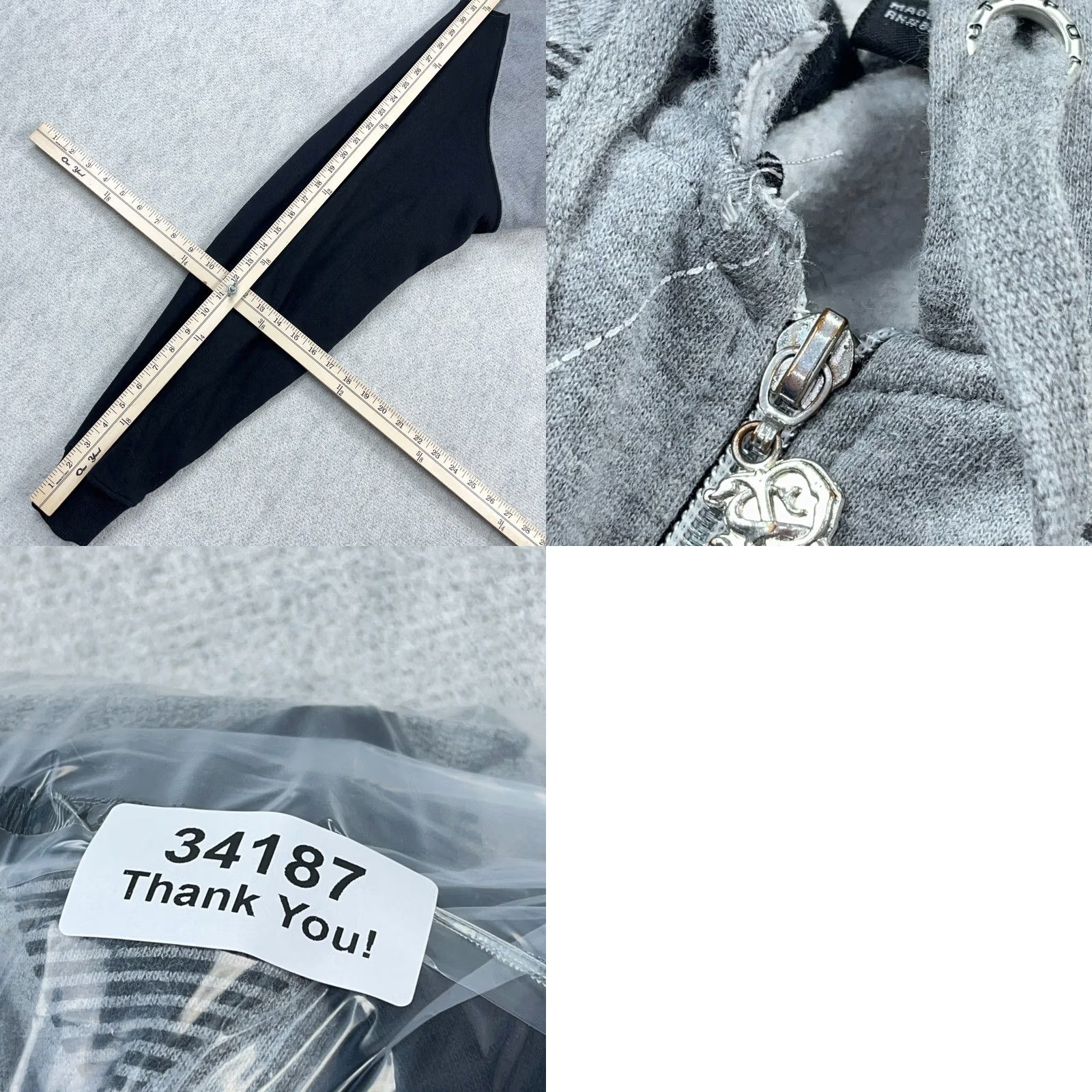 Southpole VINTAGE Southpole Hoodie Men 2XL Black Full Zip Jacket Diamond Logo Cotton Blend Fleece Size US XXL / EU 58 / 5 - 8 Thumbnail