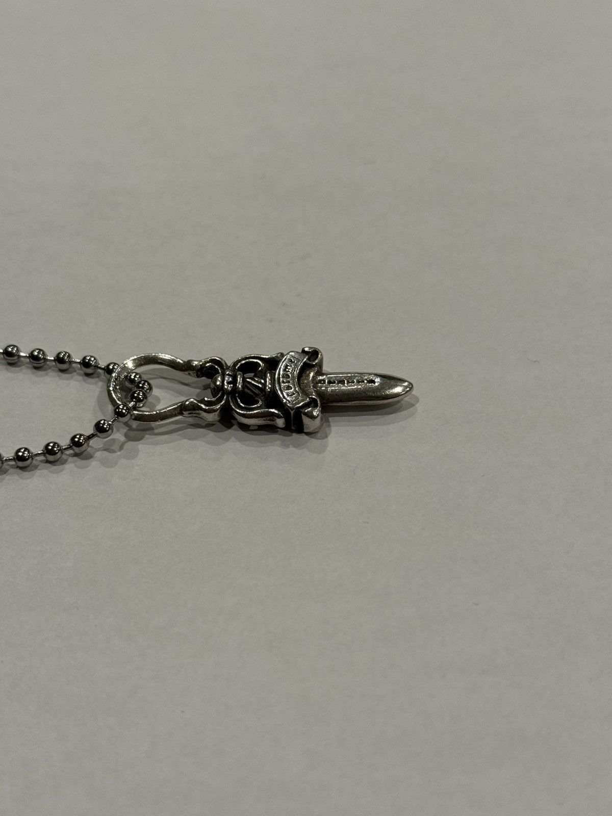 Chrome Hearts Chrome Hearts Dagger Pendant Silver Ball Chain Necklace #5 Size ONE SIZE - 10 Thumbnail