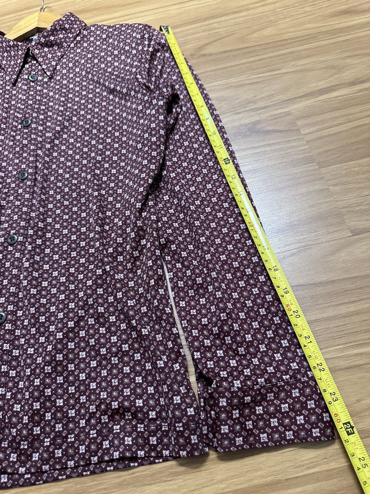 Japanese Brand × Tornado Mart Tornado Mart Maroon Floral Button Up Size US M / EU 48-50 / 2 - 12 Thumbnail
