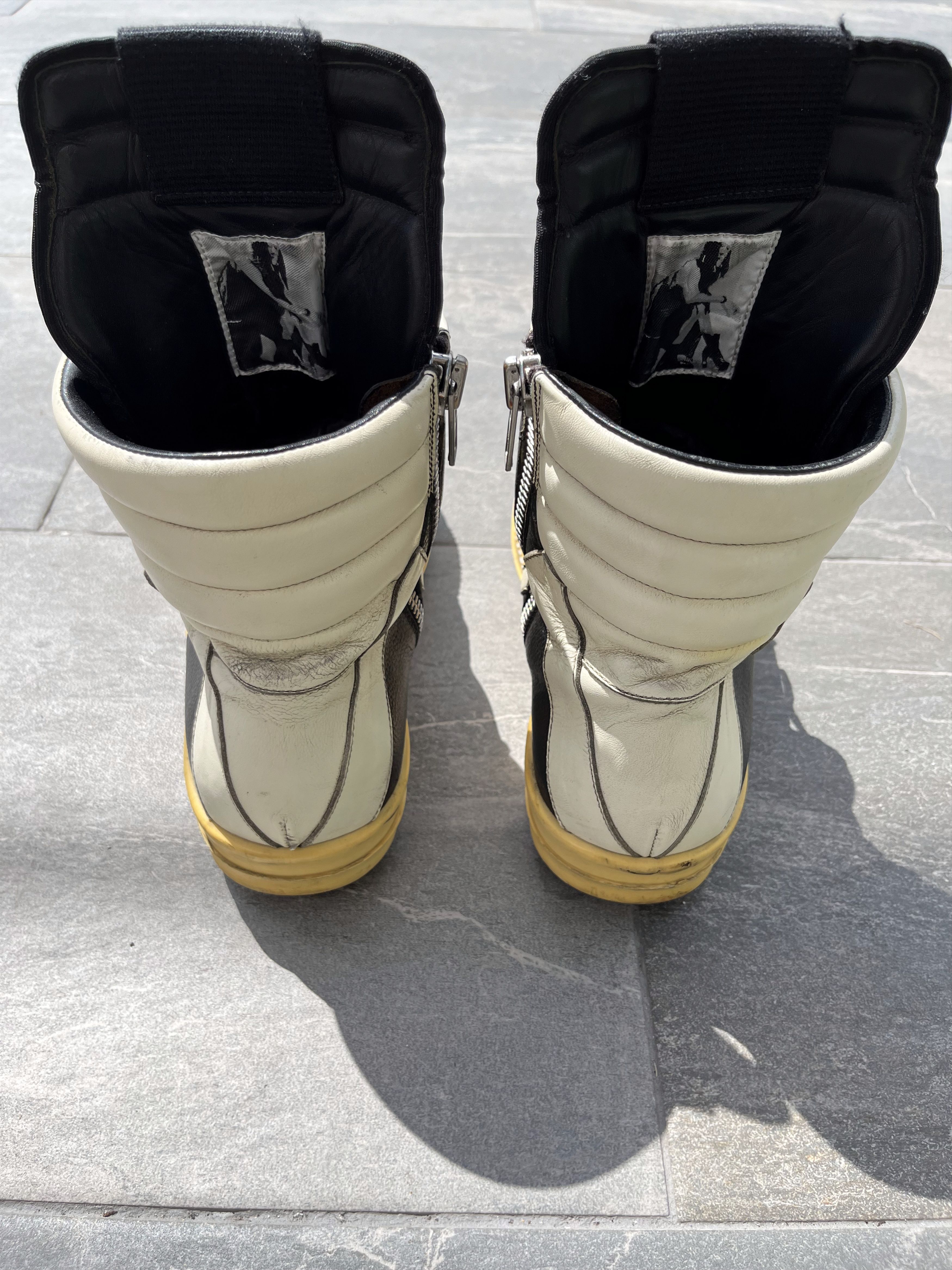 Rick Owens Rick Owens SS15 Milk Geo Basket Sneaker Size US 8 / EU 41 - 4 Thumbnail