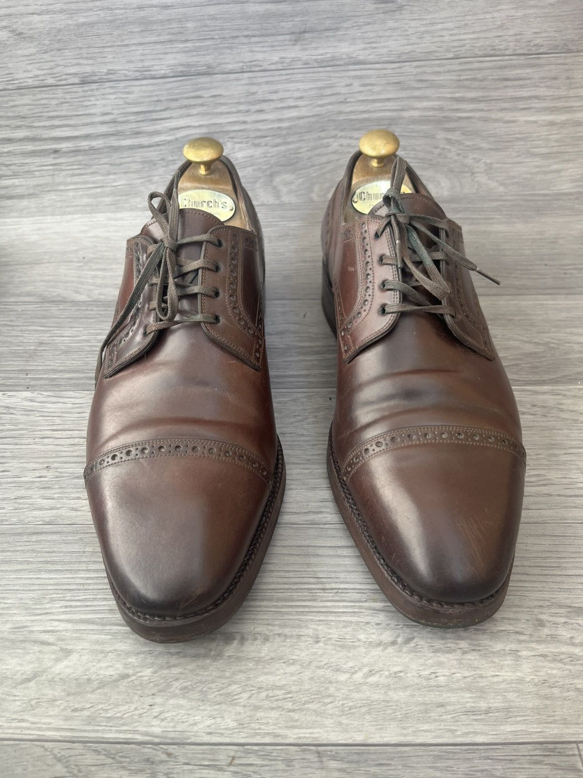 Carmina Carmina shell cordovan cap-toe oxford leather shoes uk 7 Size US 8 / EU 41 - 3 Thumbnail