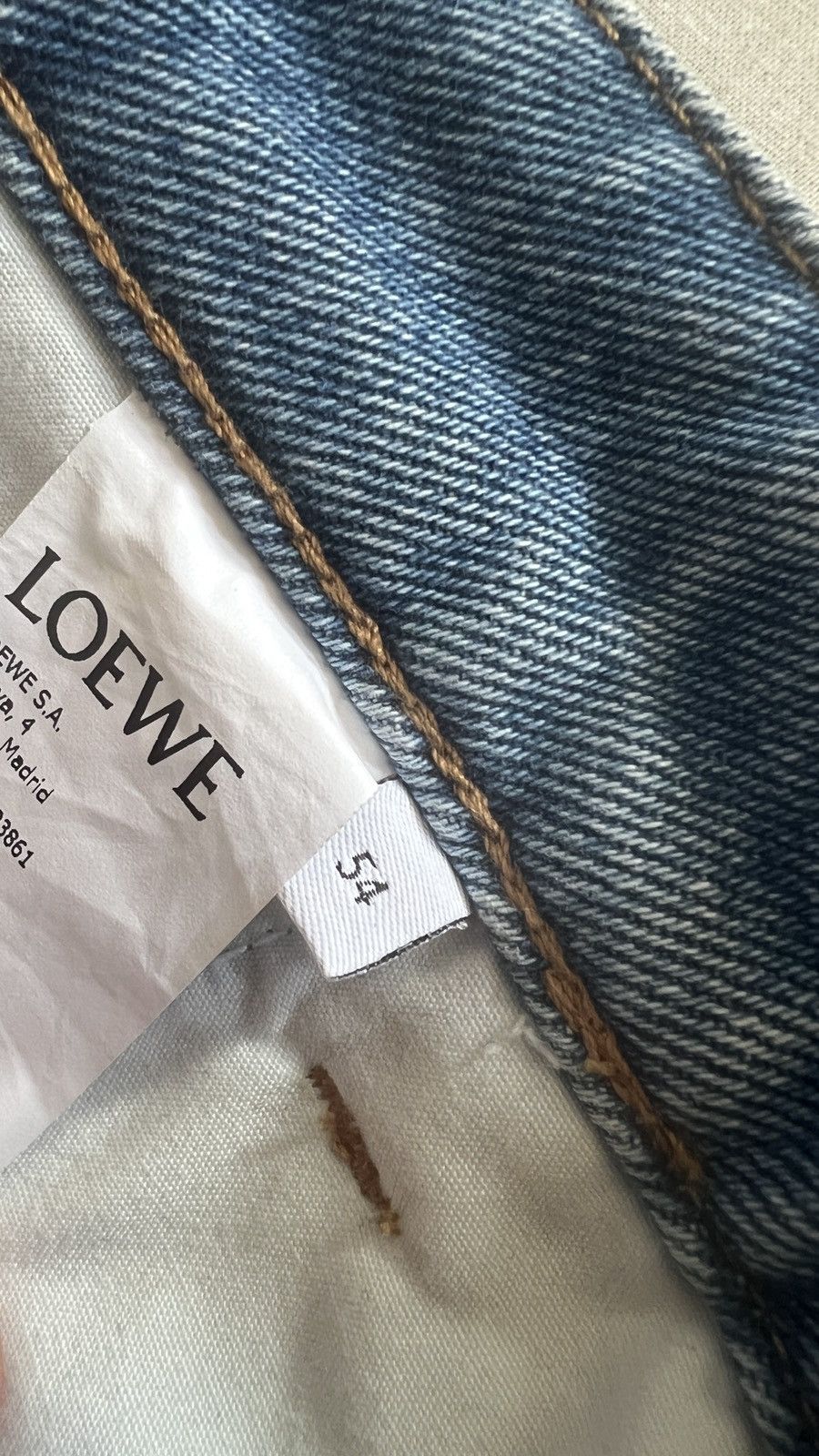 Loewe LOEWE Fisherman Stonewash Jeans NWOT 40W Size US 40 / EU 56 - 11 Thumbnail