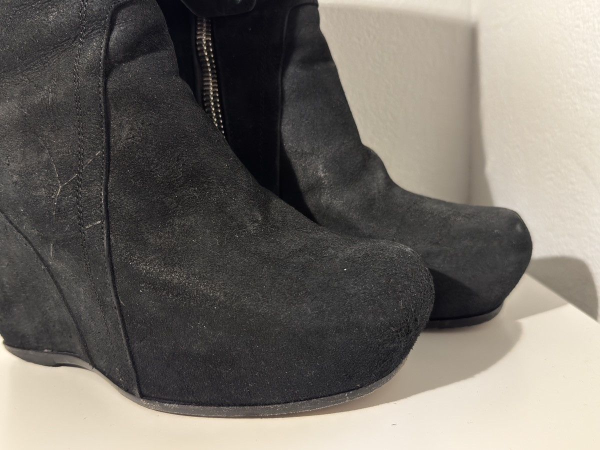 Rick Owens Rick Owens Blistered Goatskin Wedge Ankle Boots Size US 7.5 / IT 37.5 - 6 Thumbnail