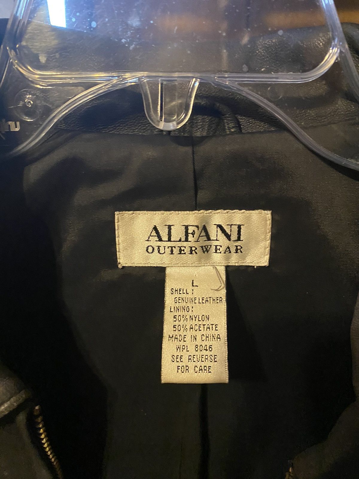 Alfani Alfani Womes Leather Jacket Large Size L / US 10 / IT 46 - 1 Thumbnail