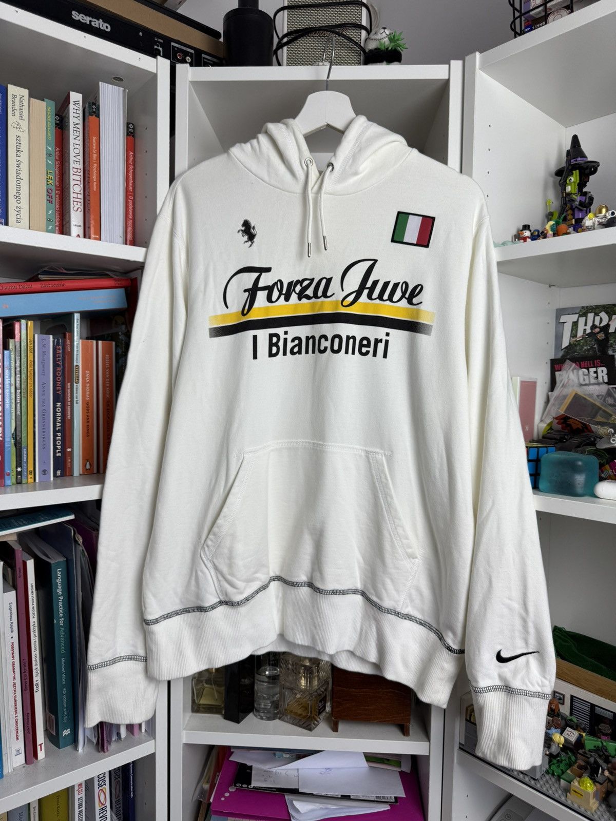 Nike Nike Juventus italy football soccer hoodie L vintage y2k 00s Size US L / EU 52-54 / 3 - 1 Thumbnail