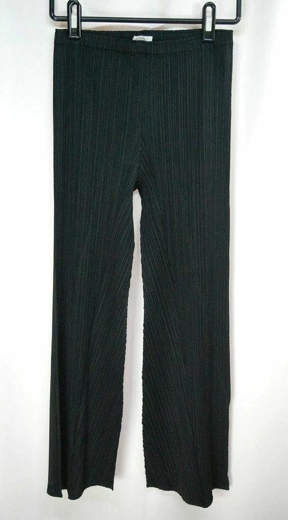 Issey Miyake issey miyake size:2 Black flared trousers Size 42" / US 20 - 1 Thumbnail