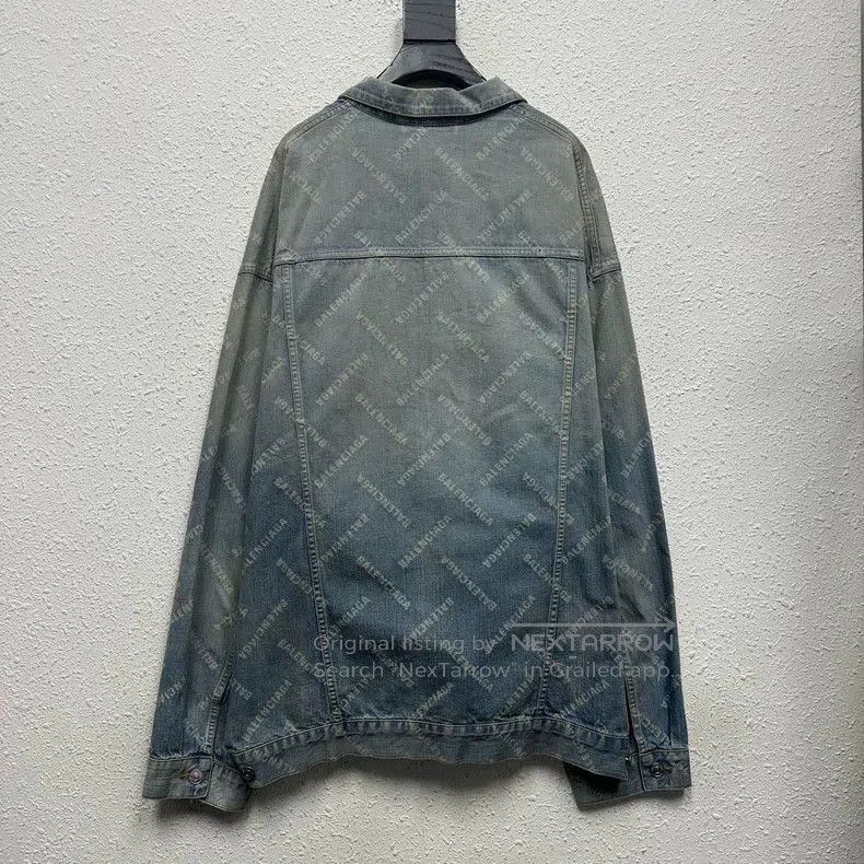 Balenciaga Balenciaga Washed Denim Jacket. Size US M / EU 48-50 / 2 - 2 Thumbnail