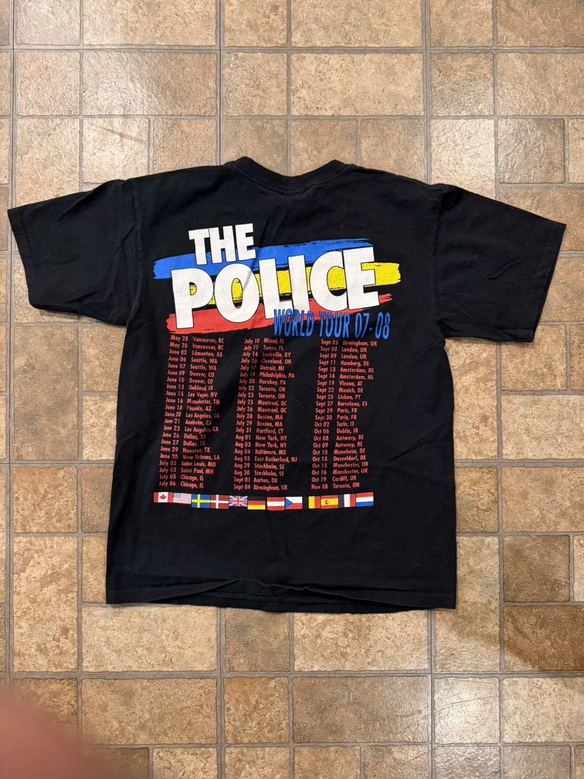 Anvil Vintage 07-08 “The Police” wrld tour T-shirt Size US M / EU 48-50 / 2 - 1 Thumbnail