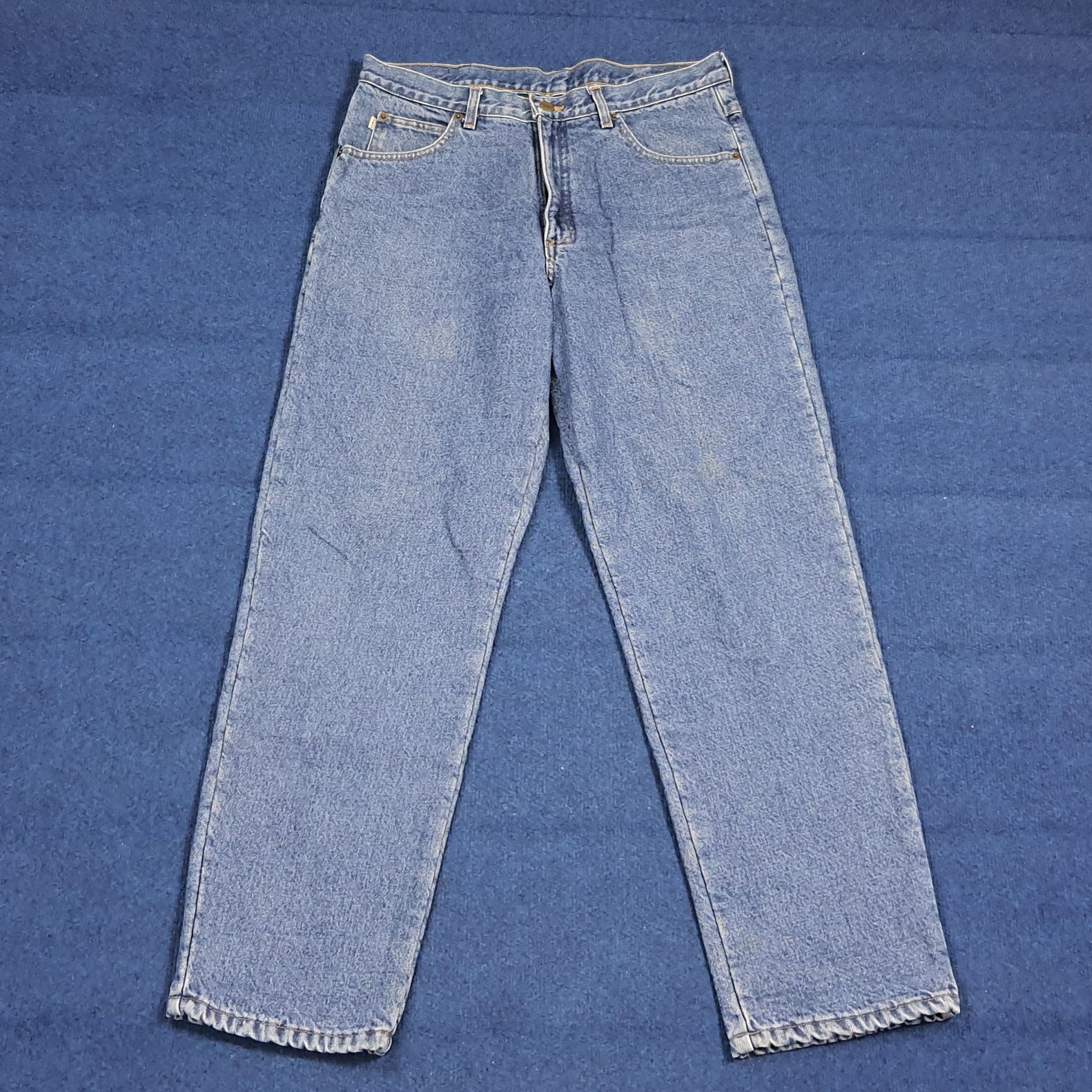 L.L. Bean Vintage L.L. Bean Double L Fleece Lined Jeans C280N1 Size US 33 - 1 Thumbnail