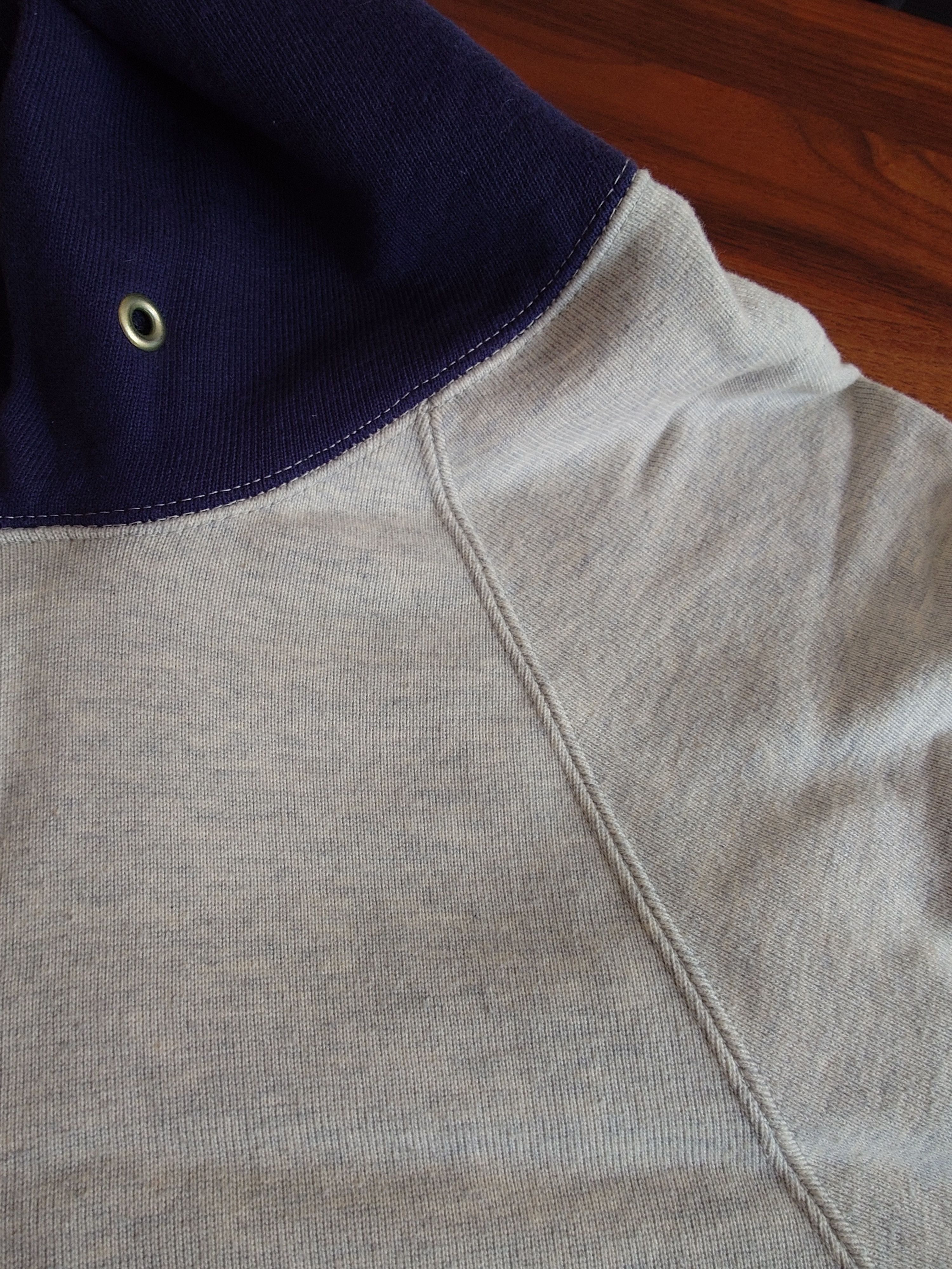 Visvim Visvim Big Sleeve Hoodie P.O. Navy - Size 3 Size US L / EU 52-54 / 3 - 3 Thumbnail