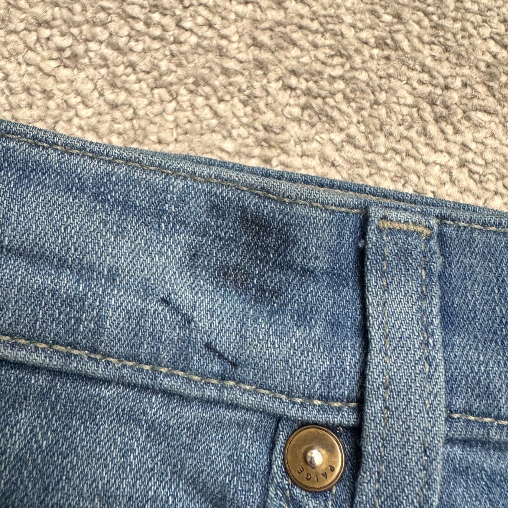 Paige Paige Federal Pair Jeans Men 34 Slim Fit Denim Blue Medium Wash 5-Pocket Logo USA Designer 2010s Mens Size US 34 / EU 50 - 6 Thumbnail