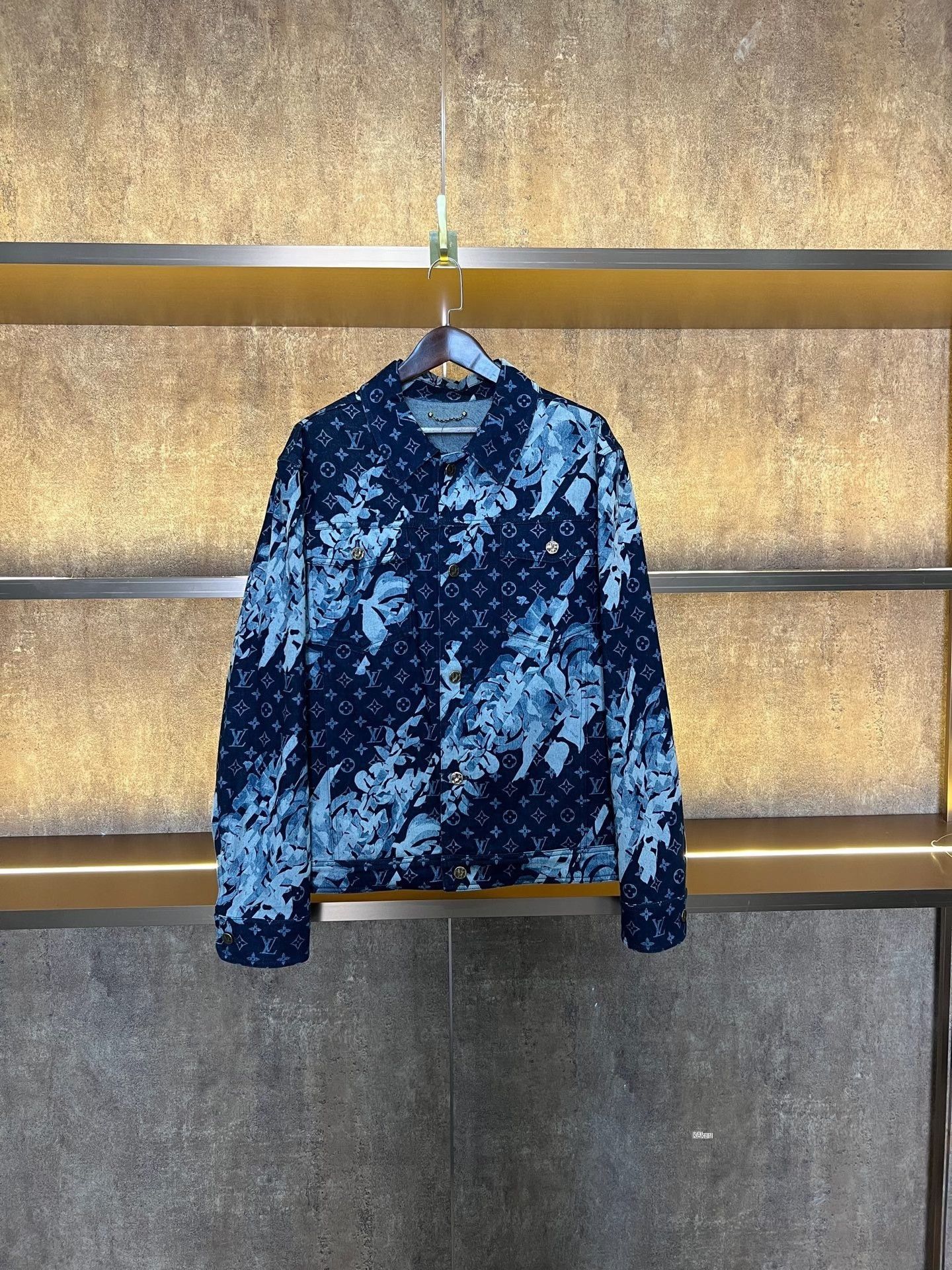 Louis Vuitton LV All-Over Print Denim Jacket Size US L / EU 52-54 / 3 - 1 Thumbnail