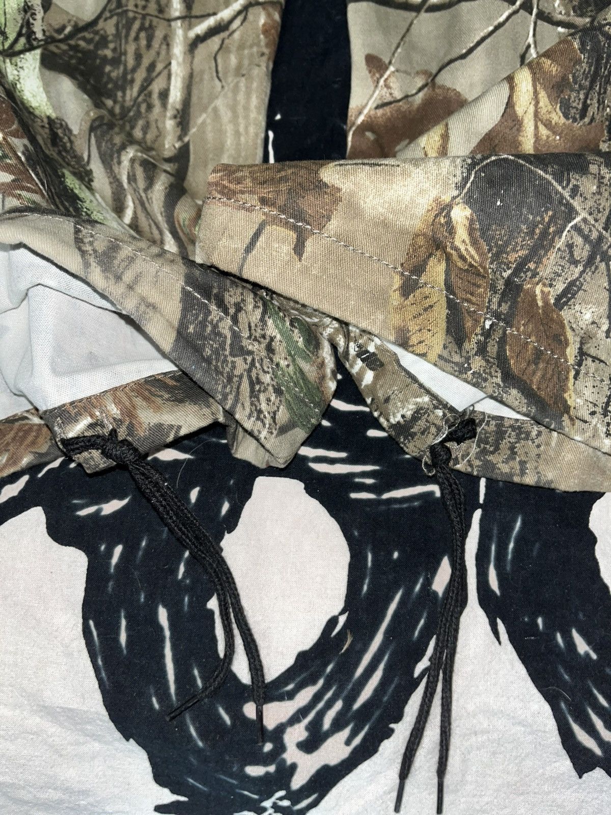 Vintage Crazy Y2K Baggy Skater Faded Tree Camo Wide Leg Cargo Pants Size US 36 / EU 52 - 6 Thumbnail