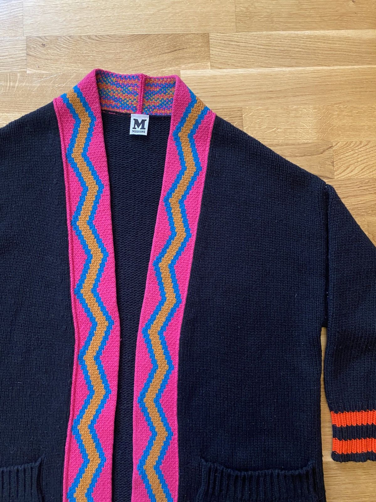 Missoni Missoni Wool Heavy Knit Open Cardigan Jacket Womens Size M Size M / US 6-8 / IT 42-44 - 2 Thumbnail