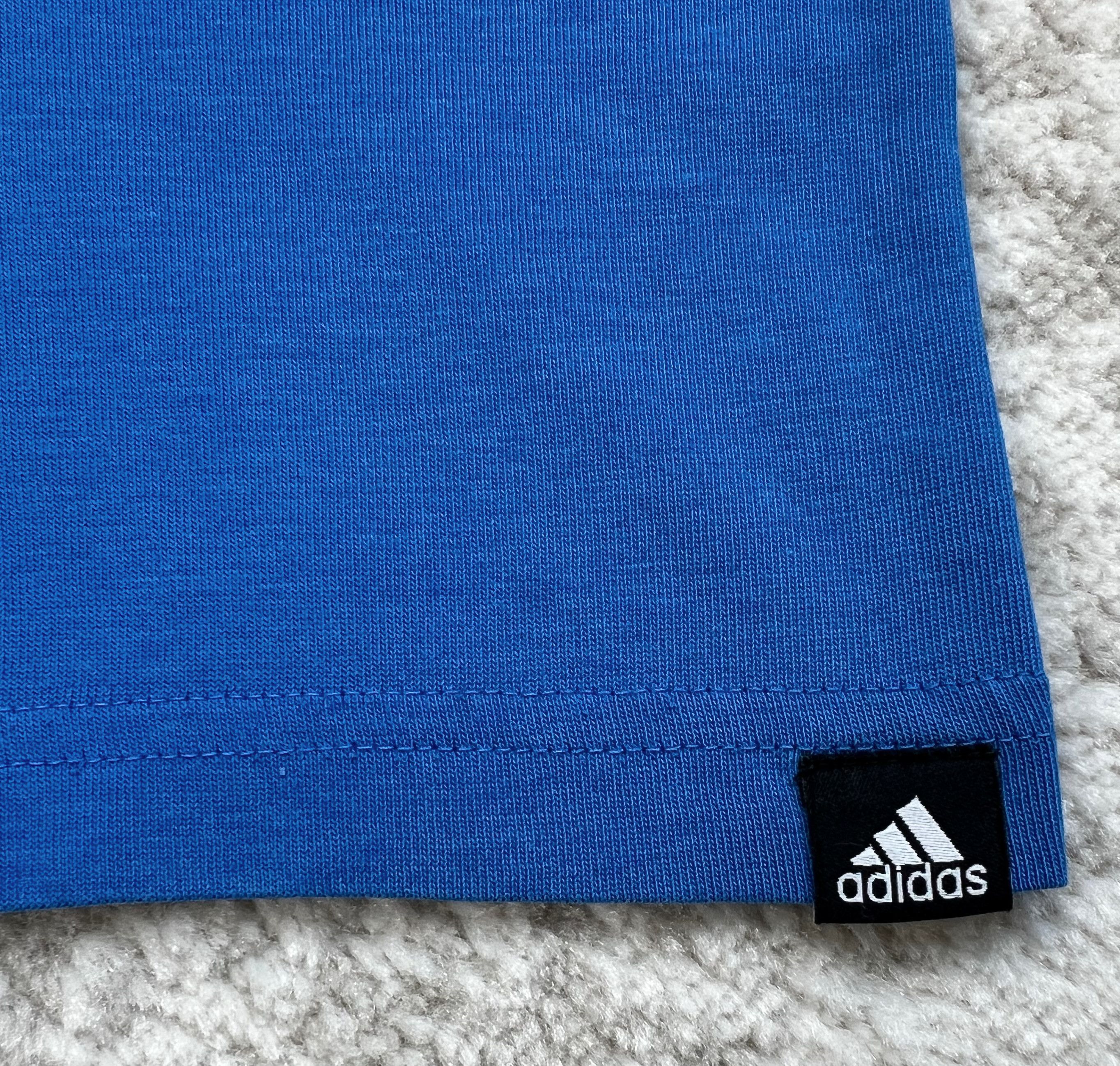 Adidas Adidas Climalite Blue Graphic Logo T-Shirt M/L Size US M / EU 48-50 / 2 - 4 Thumbnail