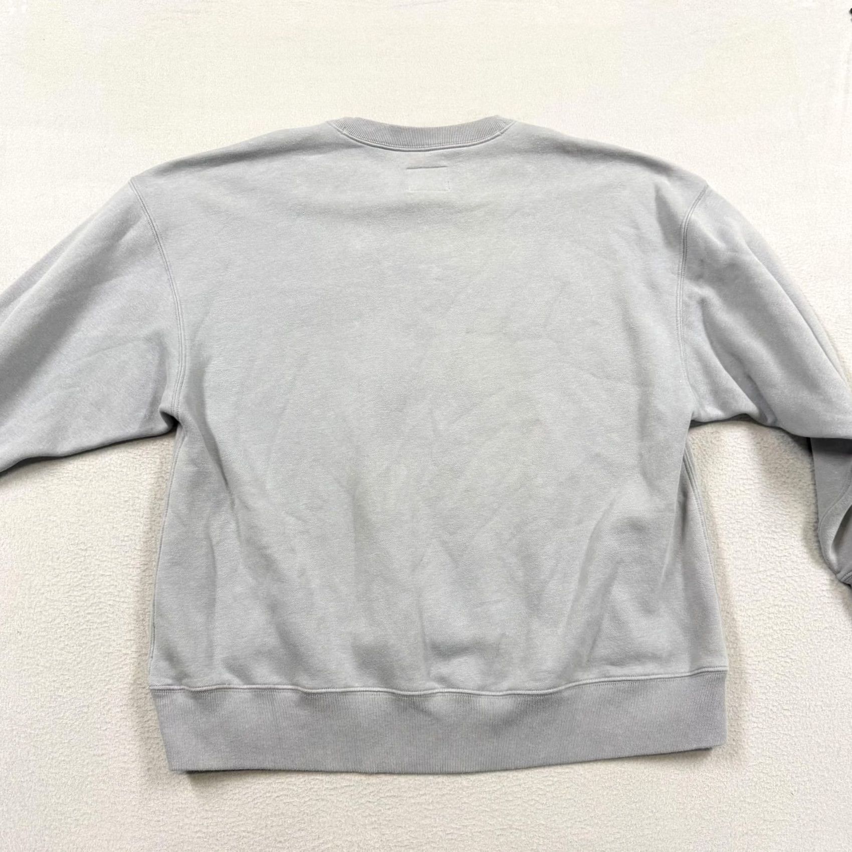 Abercrombie & Fitch Abercrombie & Fitch Sweatshirt Mens XL Gray Fleece Crewneck Pullover Lake Tahoe Ski Outdoor Graphic Print Embroidered Logo Size US XL / EU 56 / 4 - 4 Thumbnail