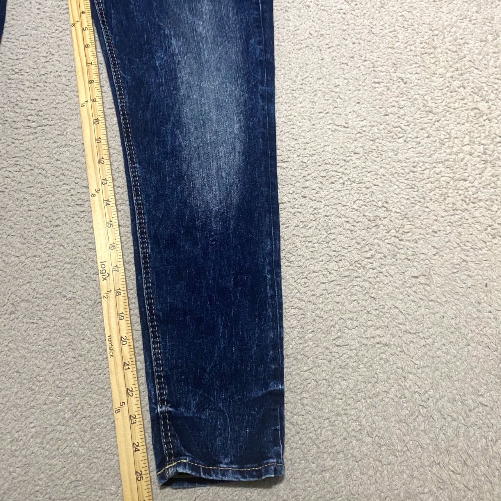 Silver Jeans Co. Silver Jeans Womens sz 28 Blue Denim Dark Wash Low Rise Suki Skinny Crop Size 28" / US 6 / IT 42 - 6 Thumbnail