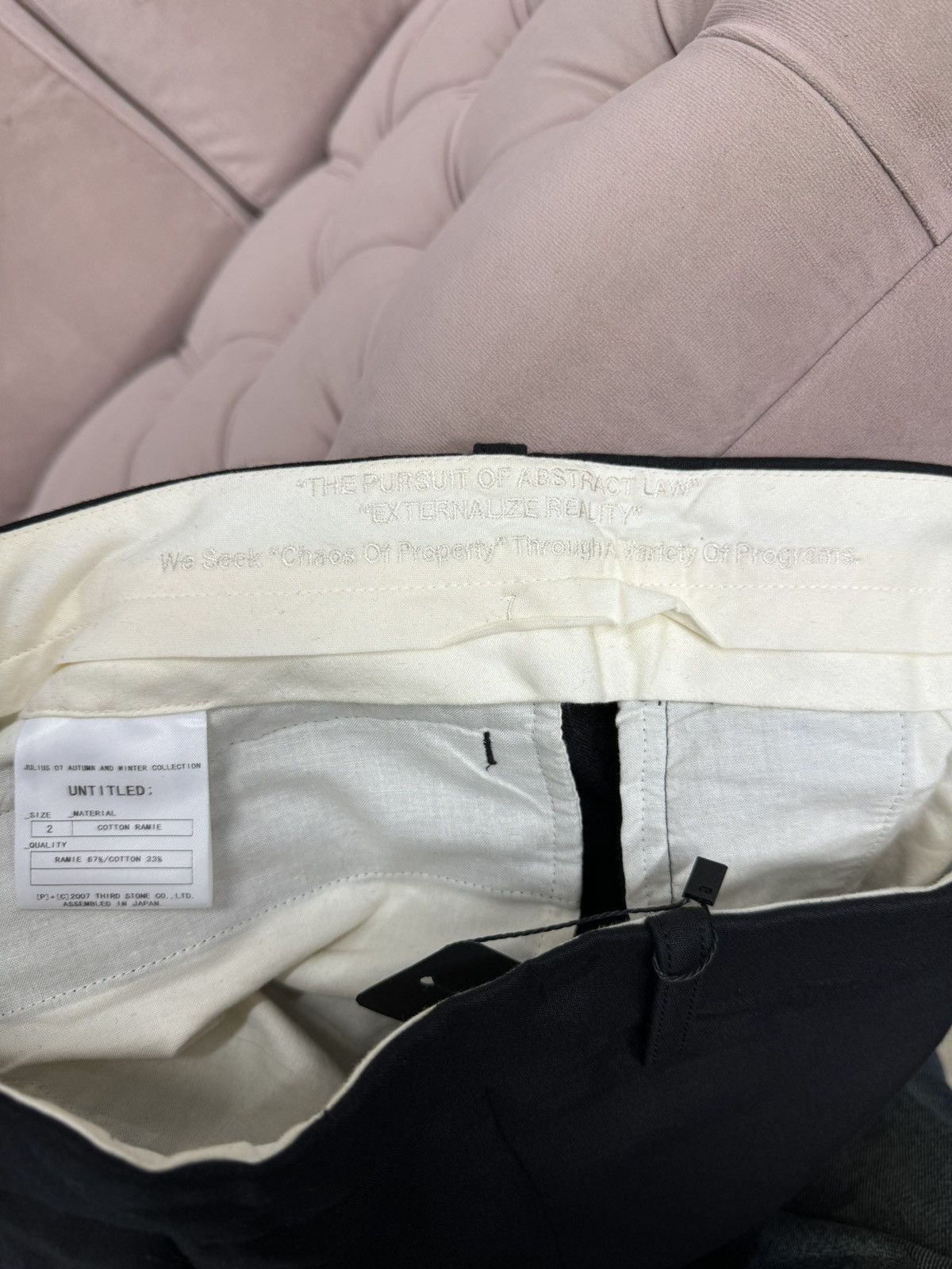 Julius Julius AW07 Untitled Pants Size US 30 / EU 46 - 7 Thumbnail