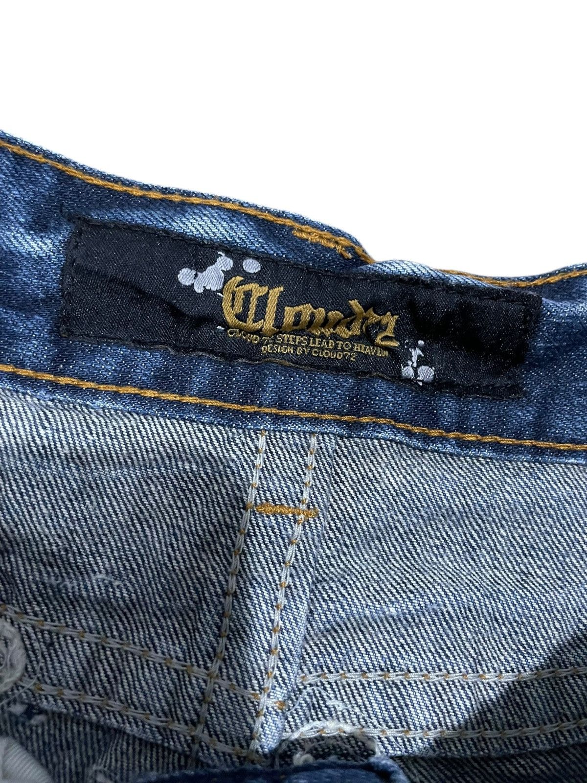 If Six Was Nine Stephead To Heaven Skull Cloud72 Jeans Size US 28 / EU 44 - 15 Thumbnail