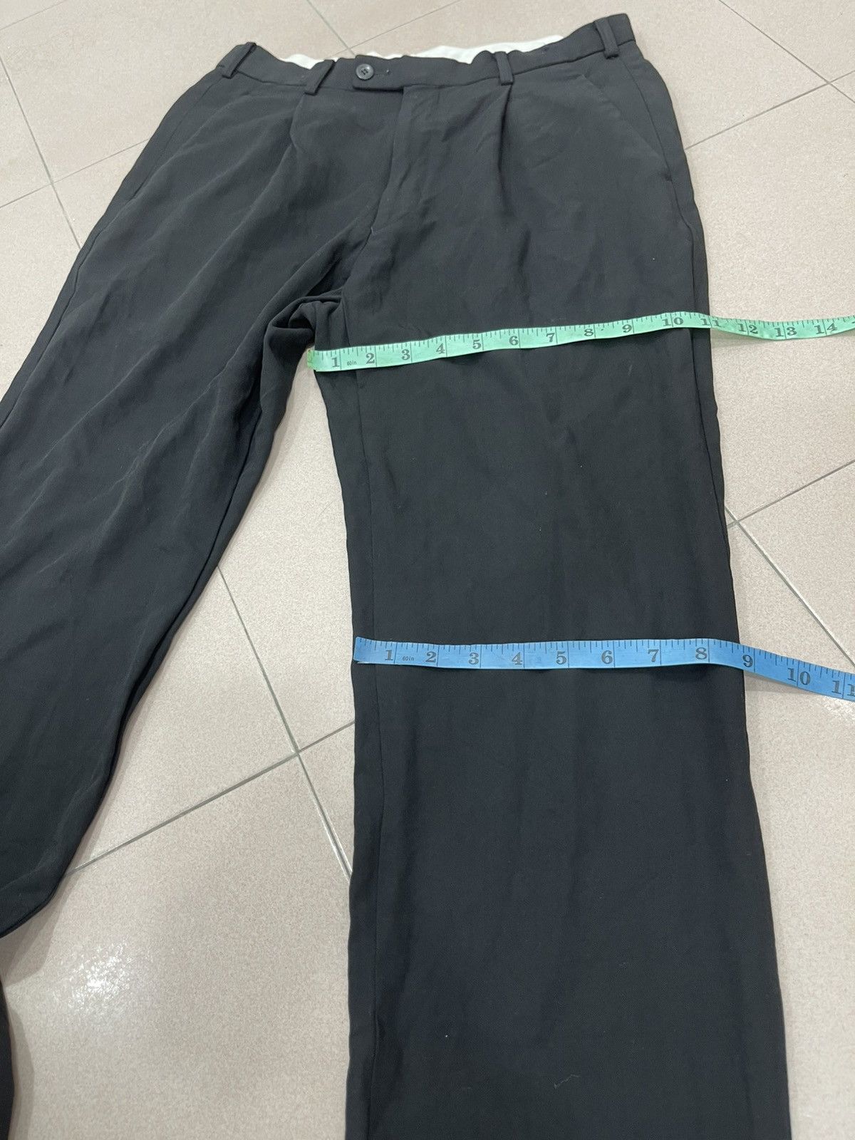 Jean Paul Gaultier Jean Paul GAULTIER HOMME objet Wool Rayon Two Tuck Pants 79 Size US 30 / EU 46 - 13 Thumbnail