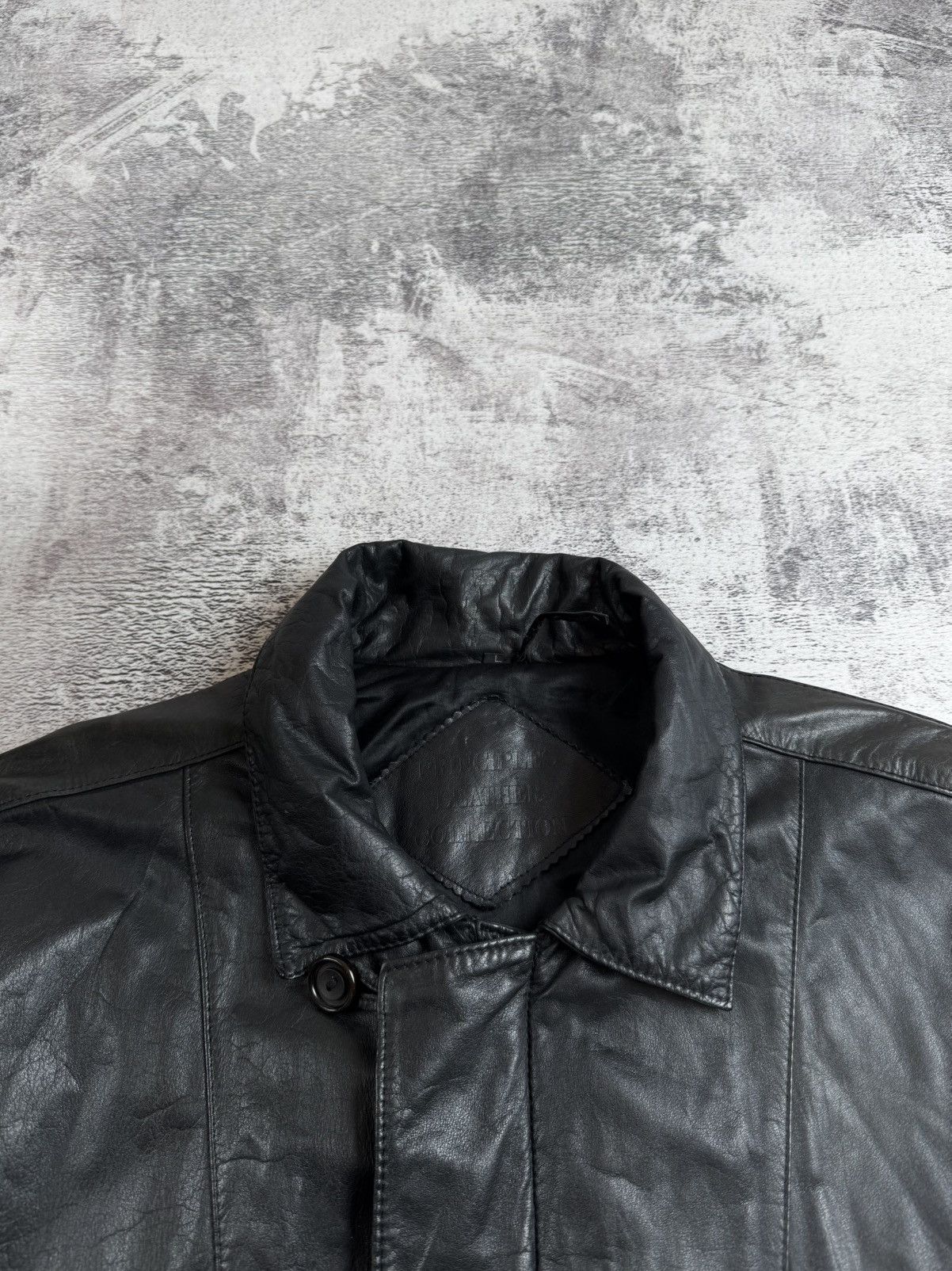 Genuine Leather Principles Collection Bomber Korea Large Y2K Jacket Coat Size US L / EU 52-54 / 3 - 8 Thumbnail