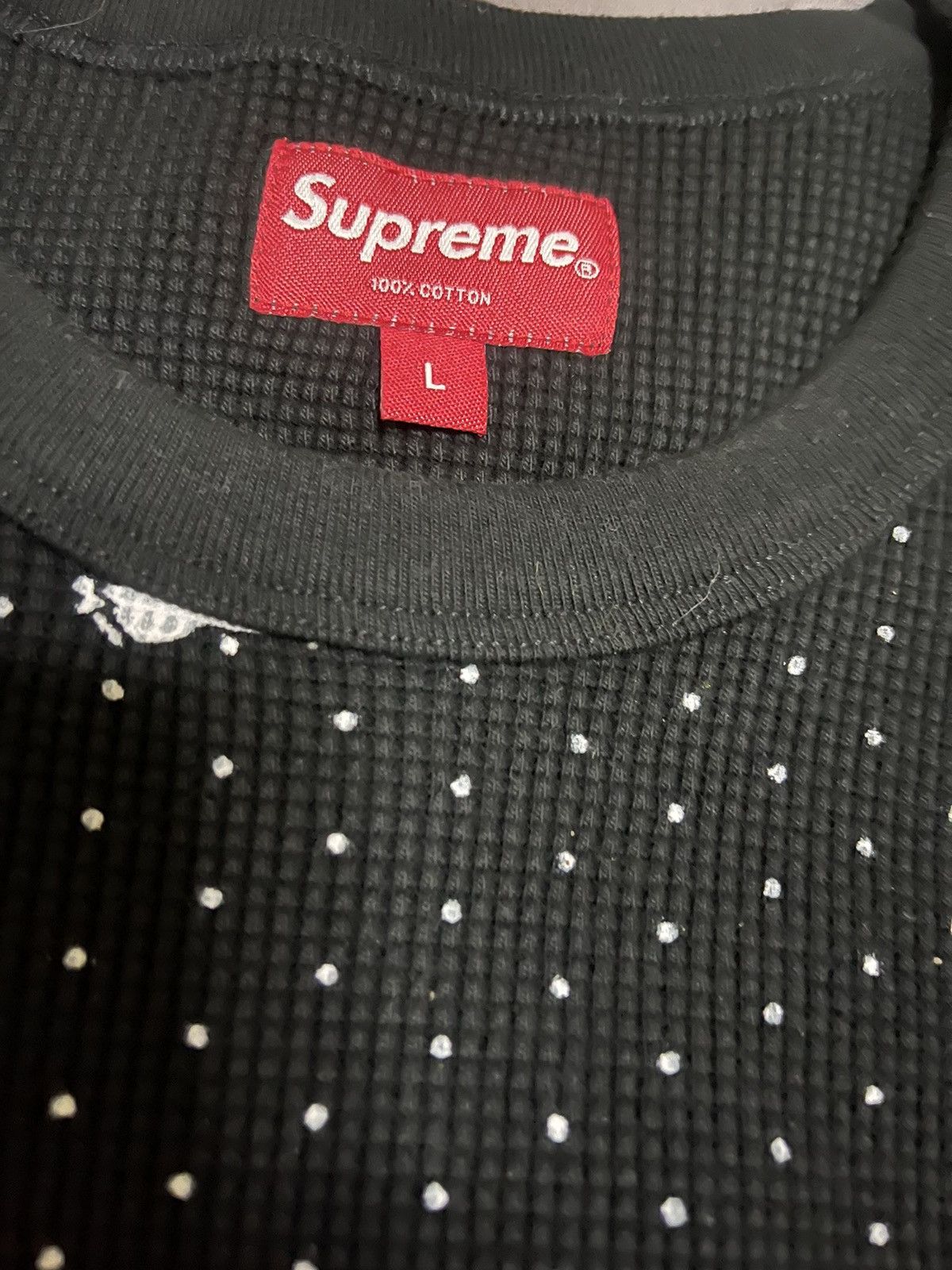 Playboy × Supreme Supreme playboy waffle thermal crewneck crew Size US L / EU 52-54 / 3 - 3 Thumbnail