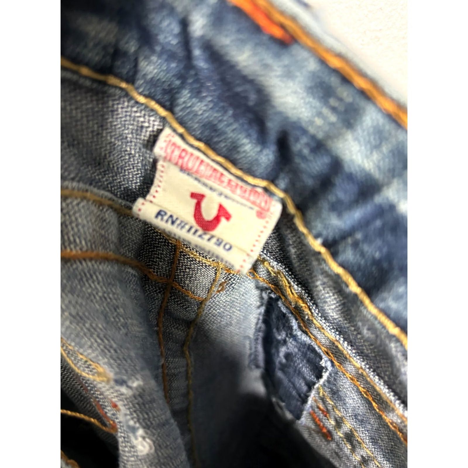 True Religion True Religion Bridget Low Rise Flare Jeans Women’s 29 Blue Denim 5-Pocket Bridget 7641 World Tour Size 29" - 6 Thumbnail
