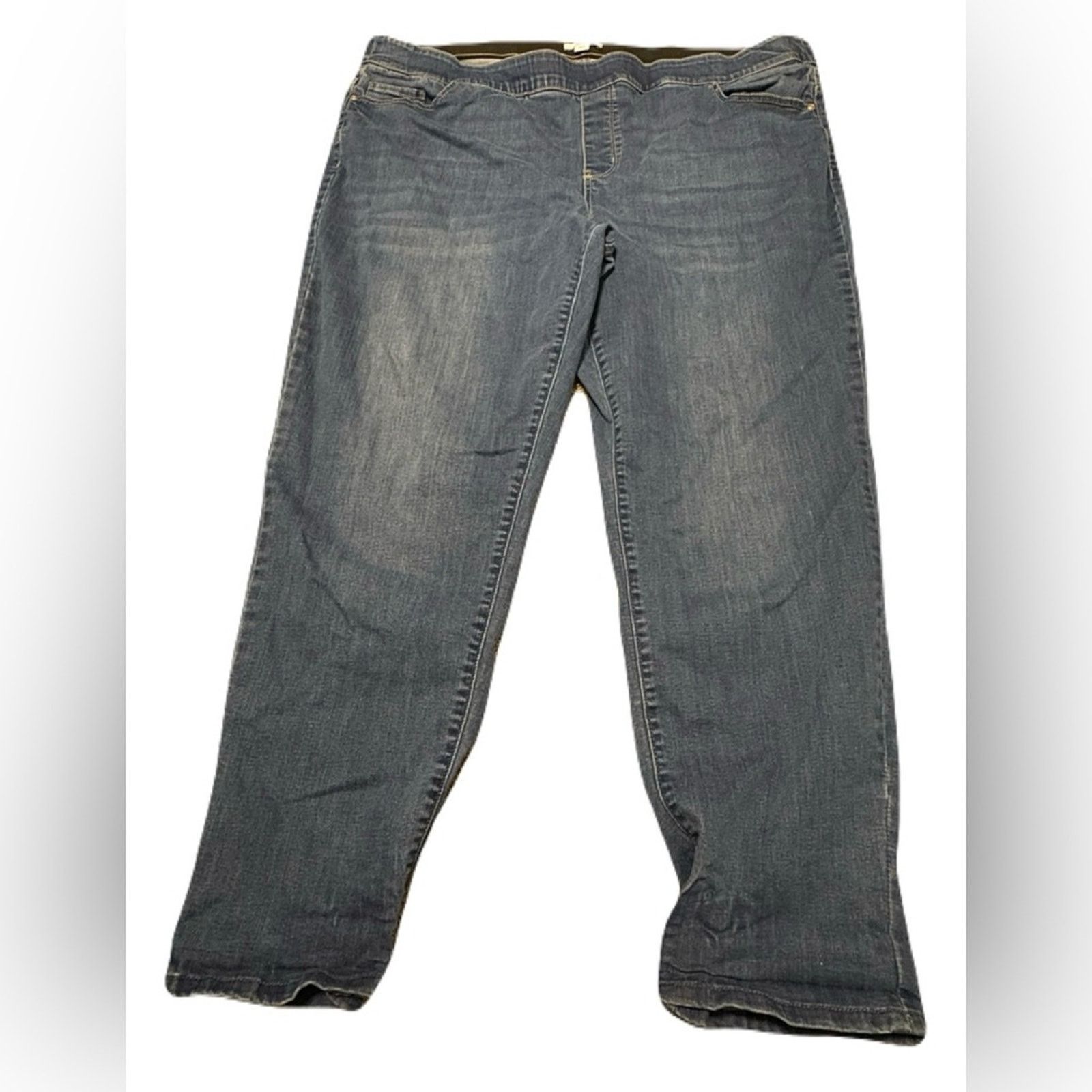 Croft & Barrow (Croft & Barrow) Kohl Elastic Waistband Jeans: Size 22W Size 30" / US 8 / IT 44 - 1 Thumbnail