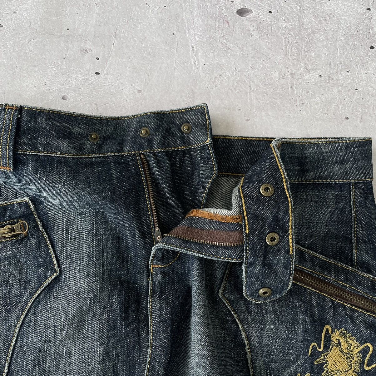 Japanese Brand × Vintage Vintage Cargo Mini Skirt y2k Size 28" / US 6 / IT 42 - 4 Thumbnail