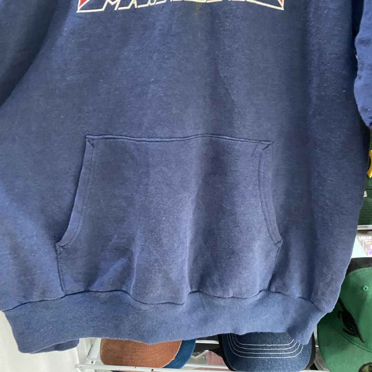 Thrasher × Vintage Thrasher Navy Blue Hoodie Vintage 80s Distressed Size US L / EU 52-54 / 3 - 9 Thumbnail
