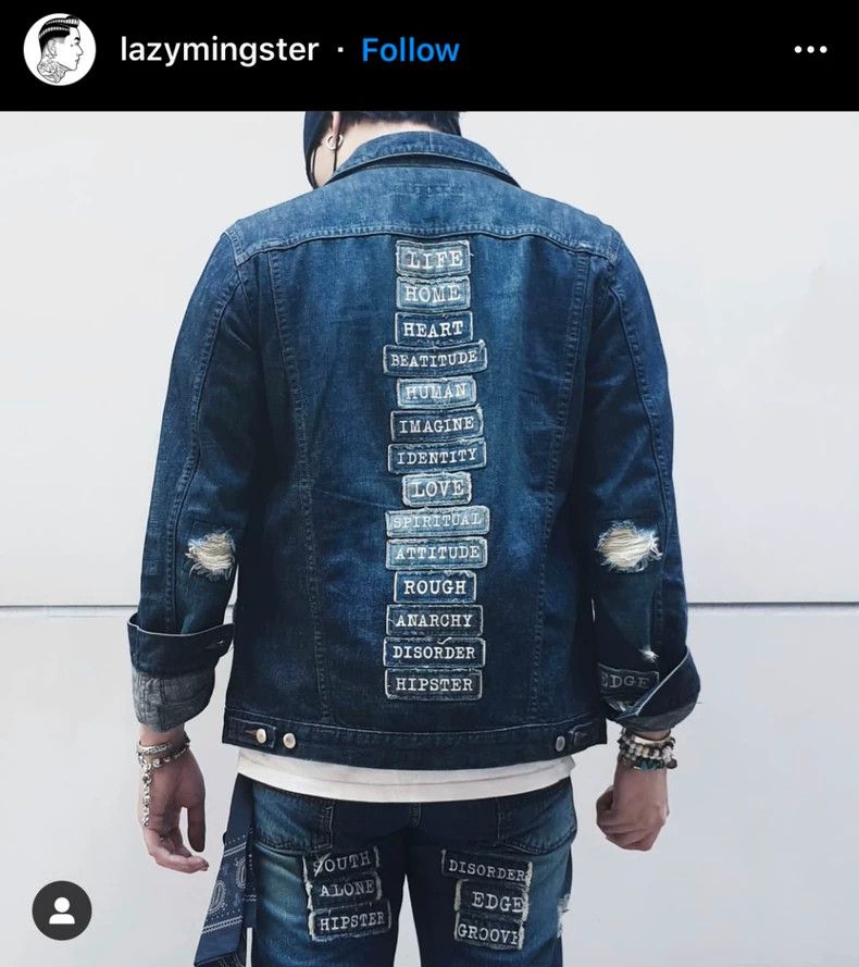 Number (N)ine Number (N)ine Sload Denim Jacket Coat 02SS 2503-Nextarrow Size US L / EU 52-54 / 3 - 1 Thumbnail