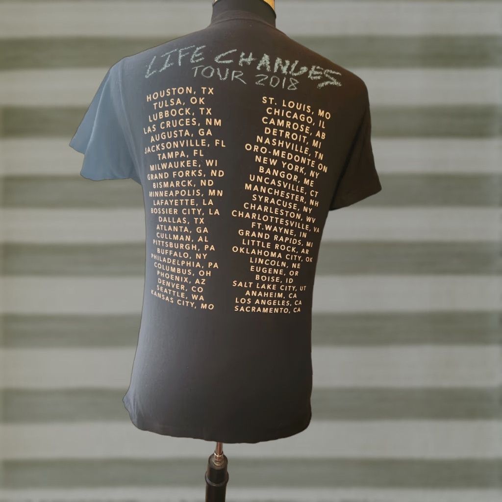 Changes Thomas Rhett Life Changes 2018 Tour Shirt Men Medium Graphic Crewneck Tee Black Short Sleeve Cotton Size US M / EU 48-50 / 2 - 1 Thumbnail