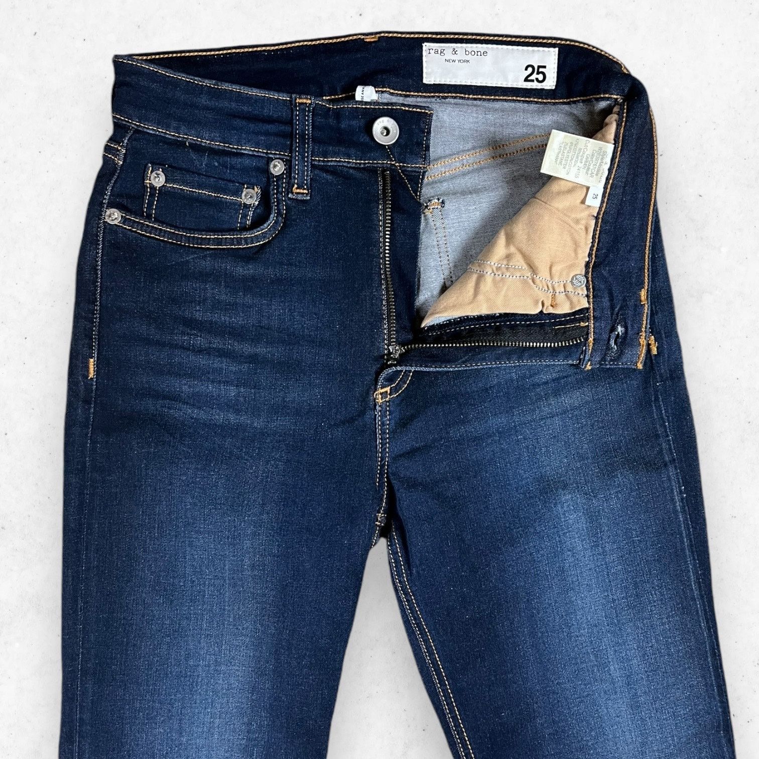 Rag & Bone Rag & Bone Jeans Women's Size 25 Nina Skinny High-Rise Jeans Size 25" / US 0 / IT 36 - 5 Thumbnail