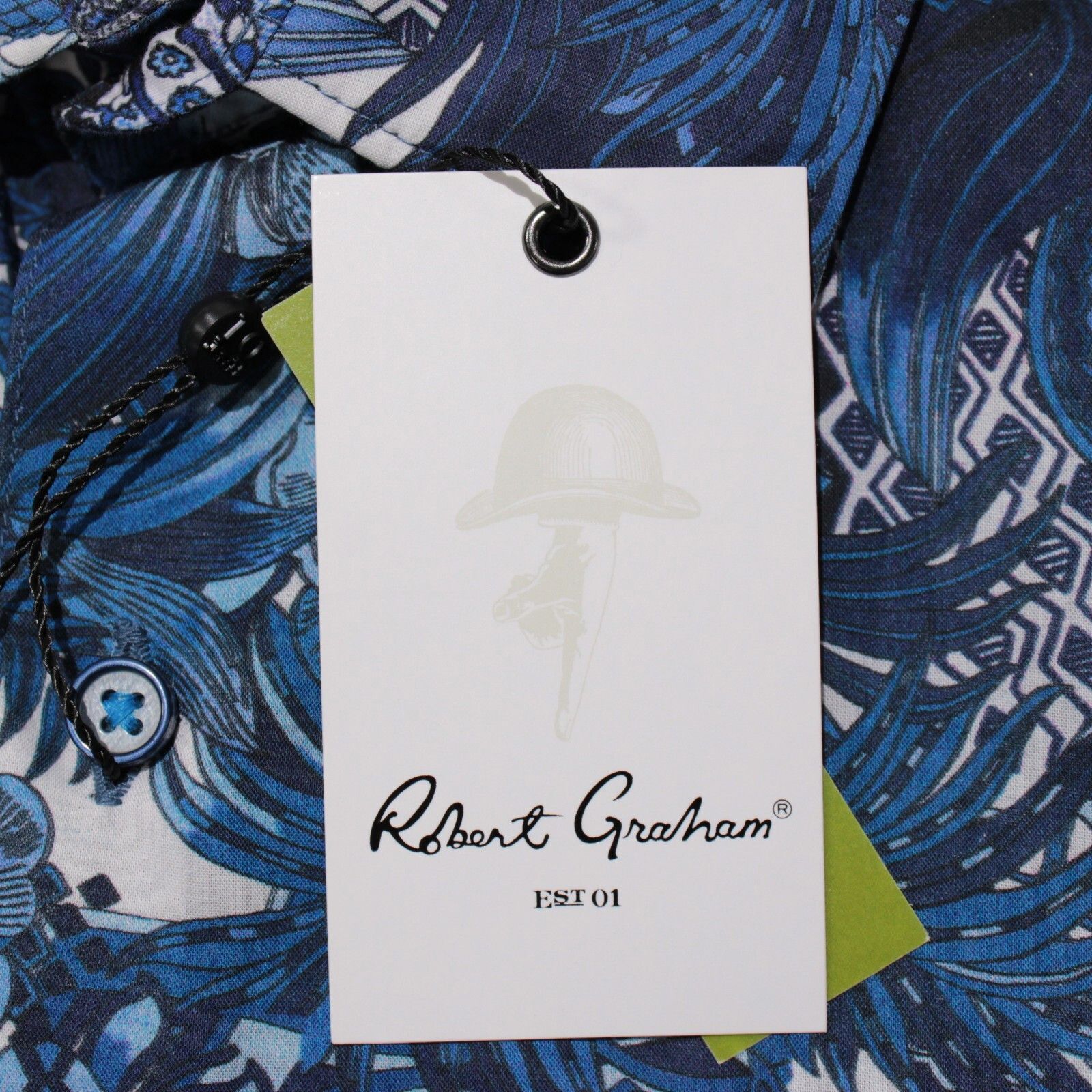 Robert Graham Robert Graham New with tags Shirt Size M US In Blue Size US M / EU 48-50 / 2 - 2 Thumbnail