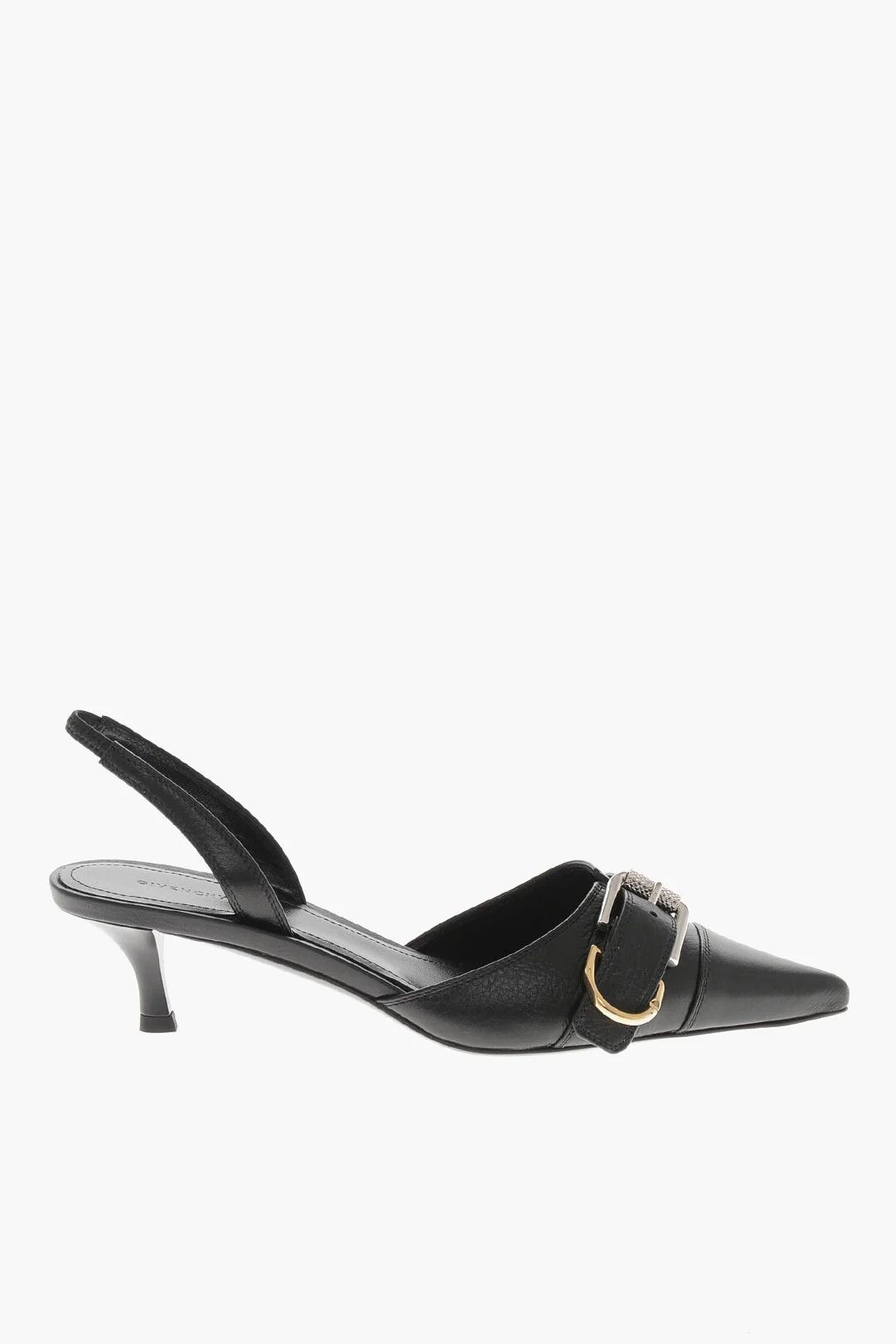 Givenchy og1mm0326 Leather Slingbacks in Black Size US 7 / IT 37 - 1 Thumbnail